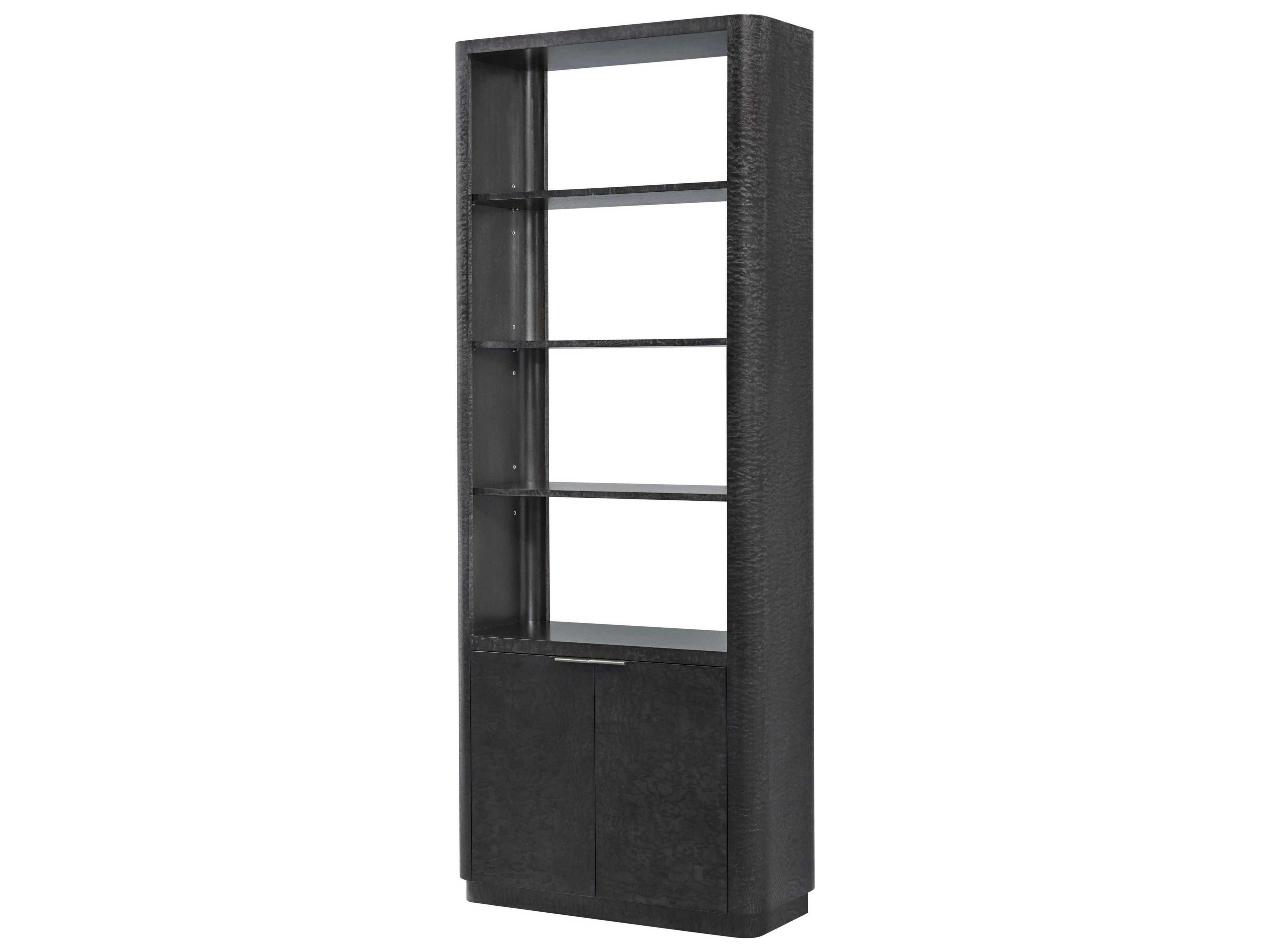 Kesden Silent Black Bookcase