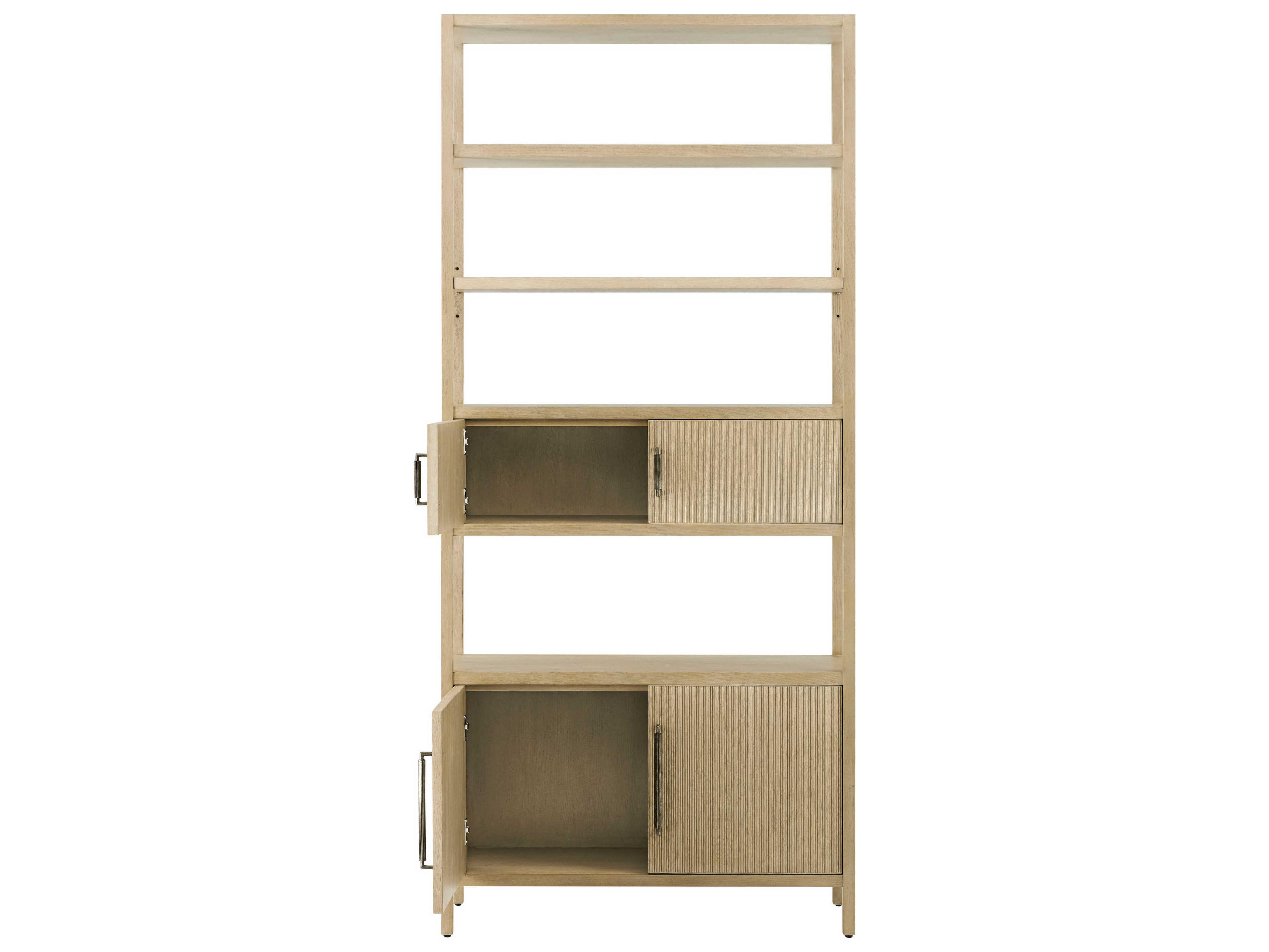 Theodore Alexander Balboa Coastal Grey Bookcase