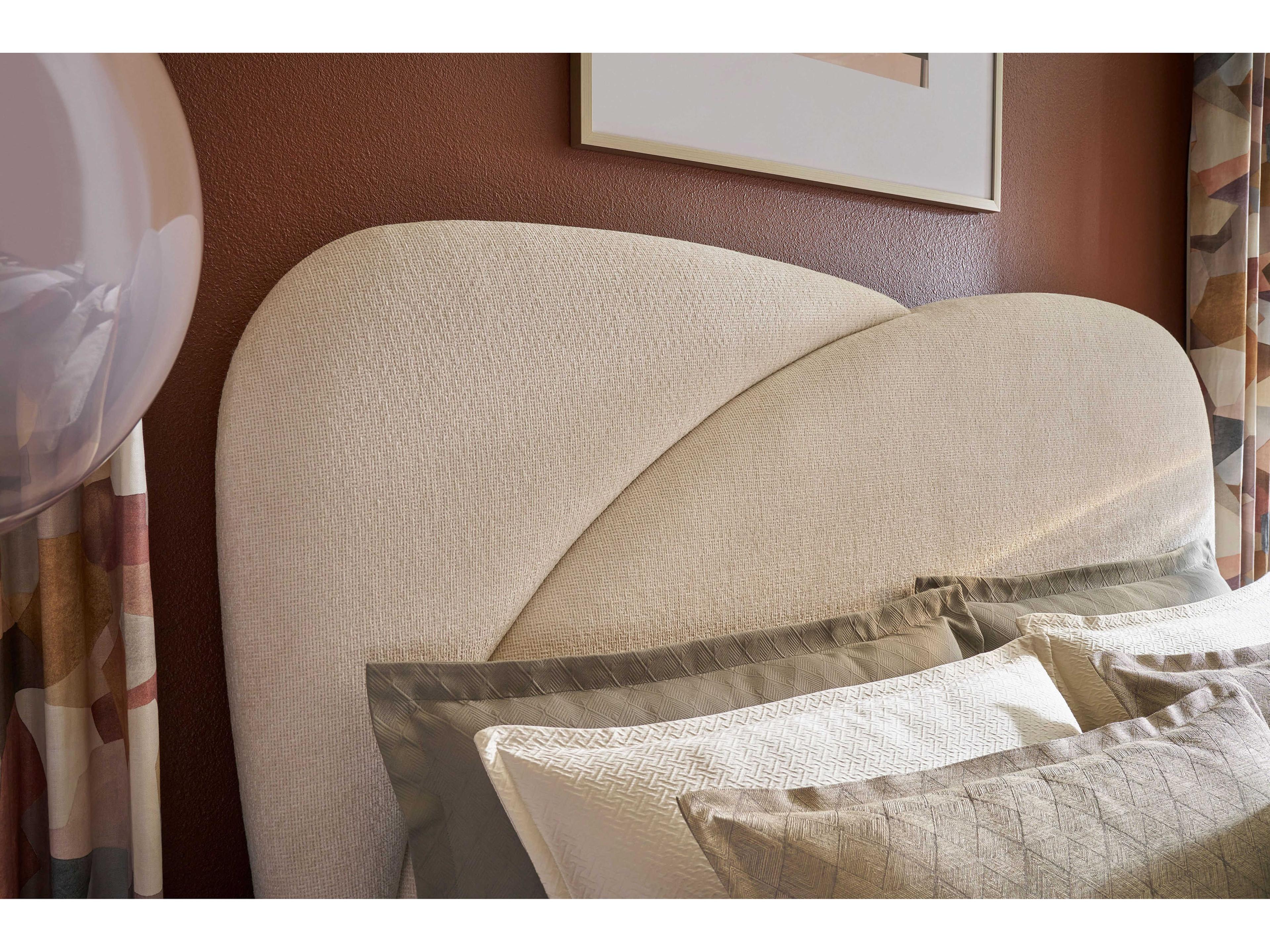 Theodore Alexander Origins Landmark White Sycamore Wood King Platform Bed