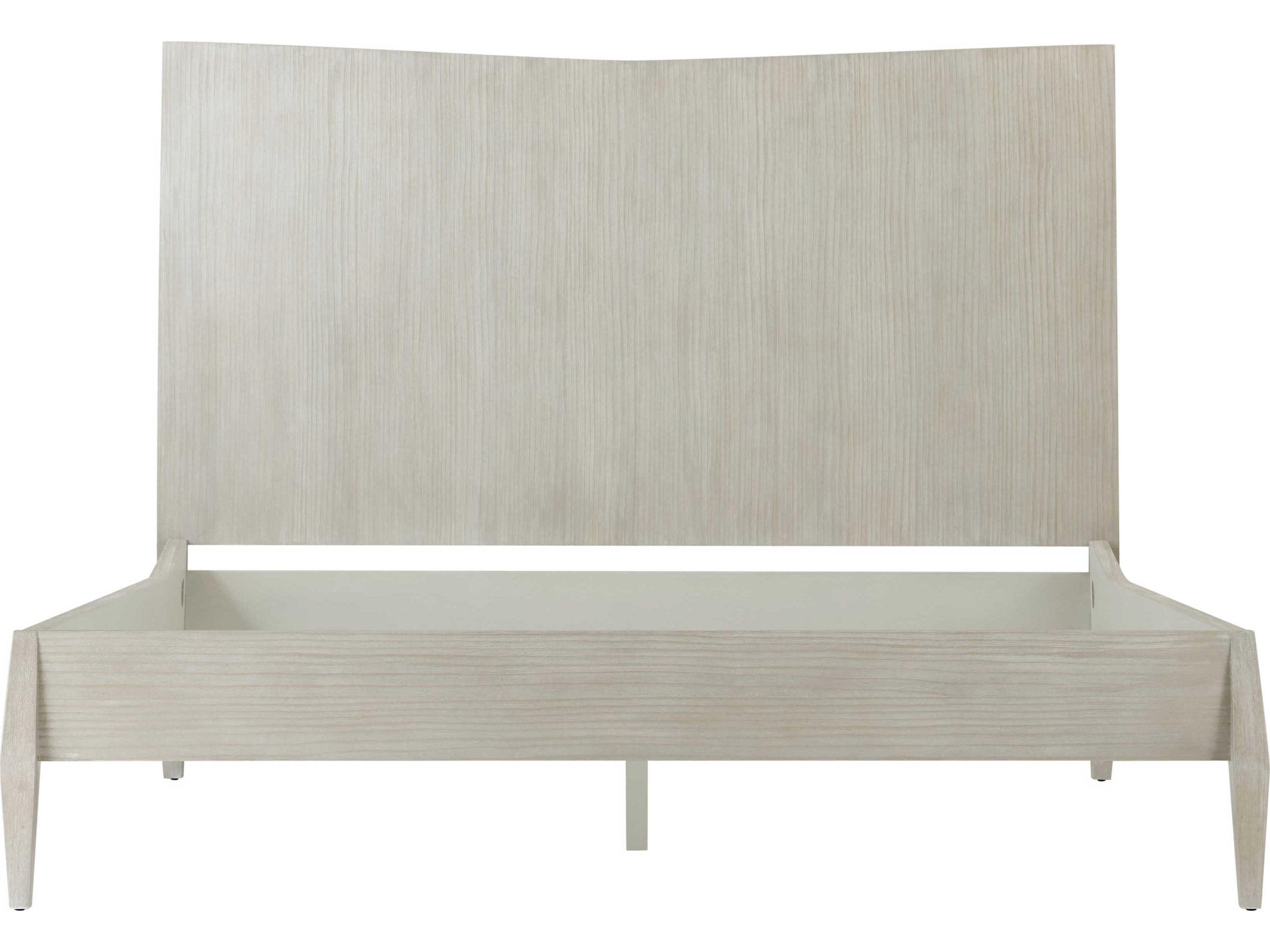 Theodore Alexander Breeze Sea Salt White Pine Wood California King Platform Bed