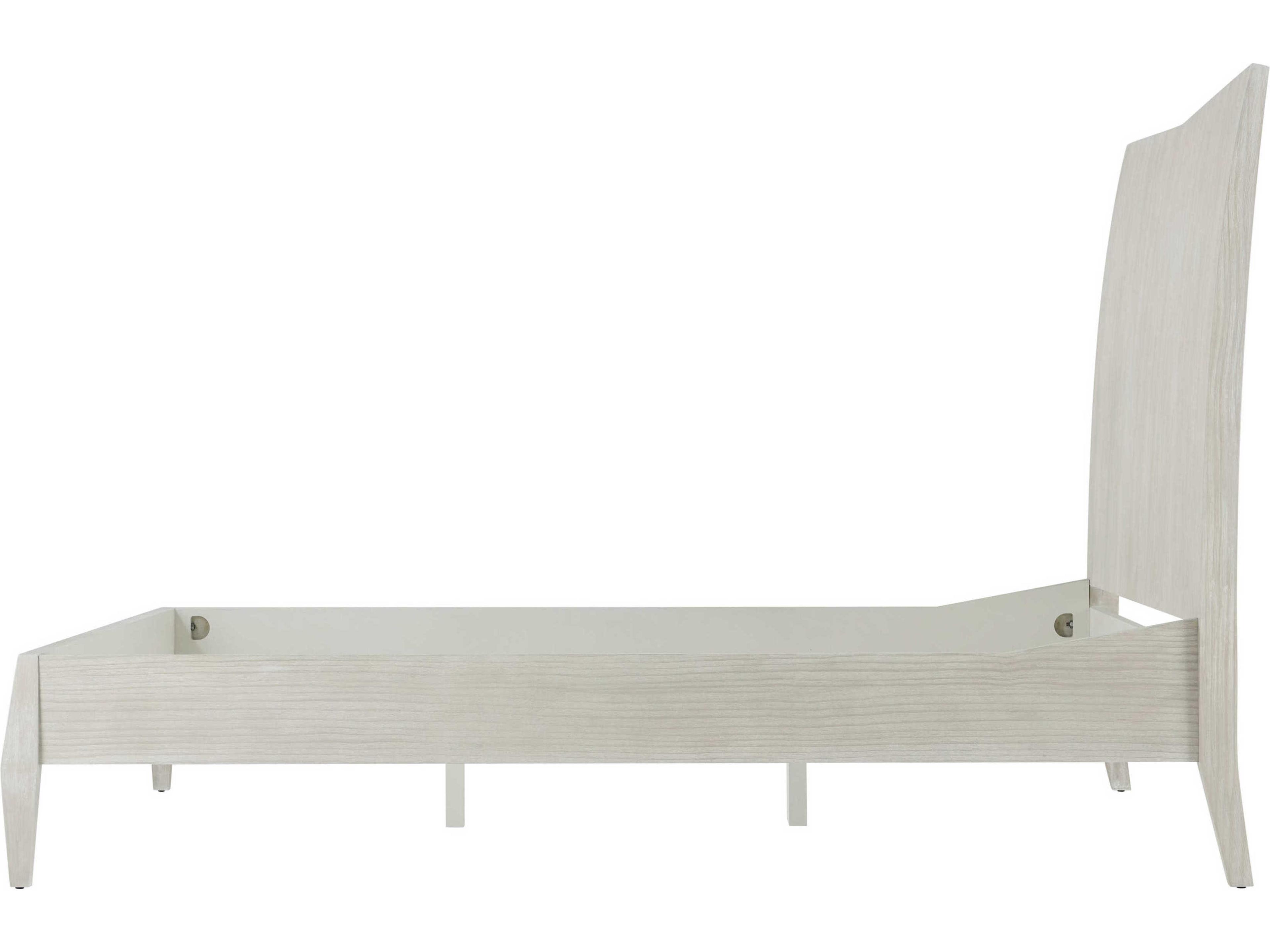 Theodore Alexander Breeze Sea Salt White Pine Wood California King Platform Bed