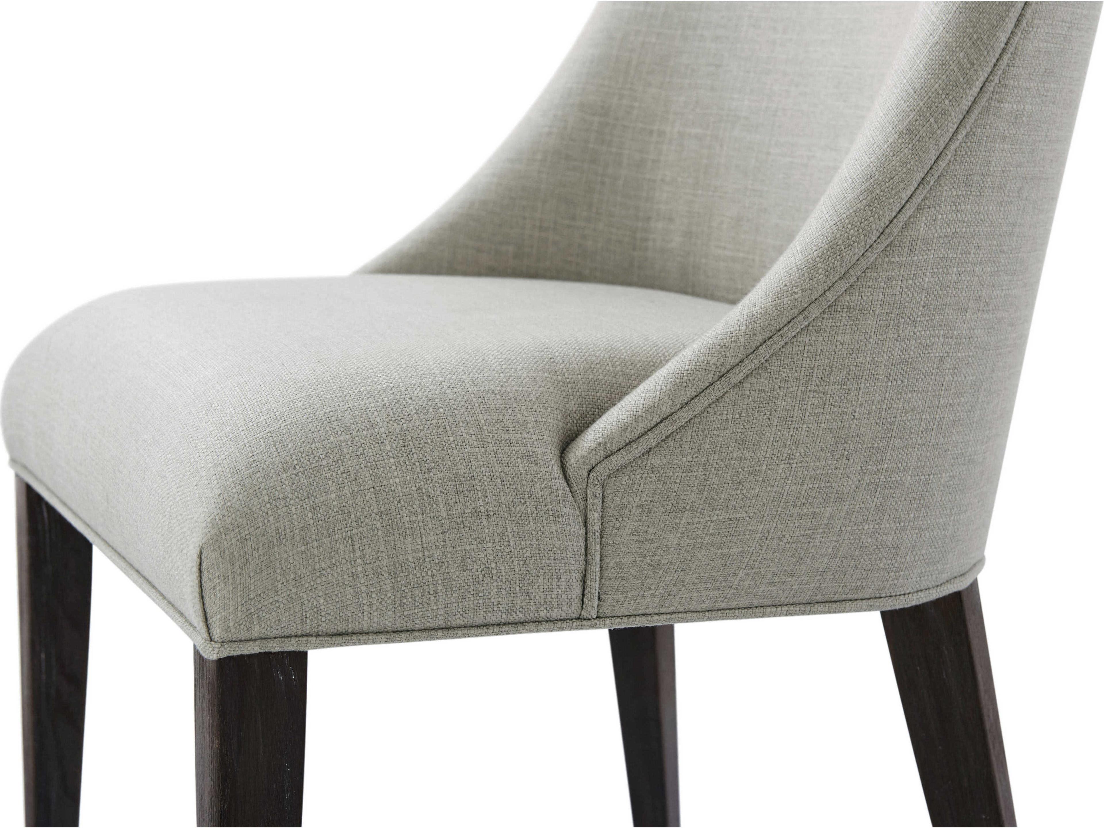 Theodore Alexander Ta Studio Beech Wood Black Upholstered Adele Side Dining Chair