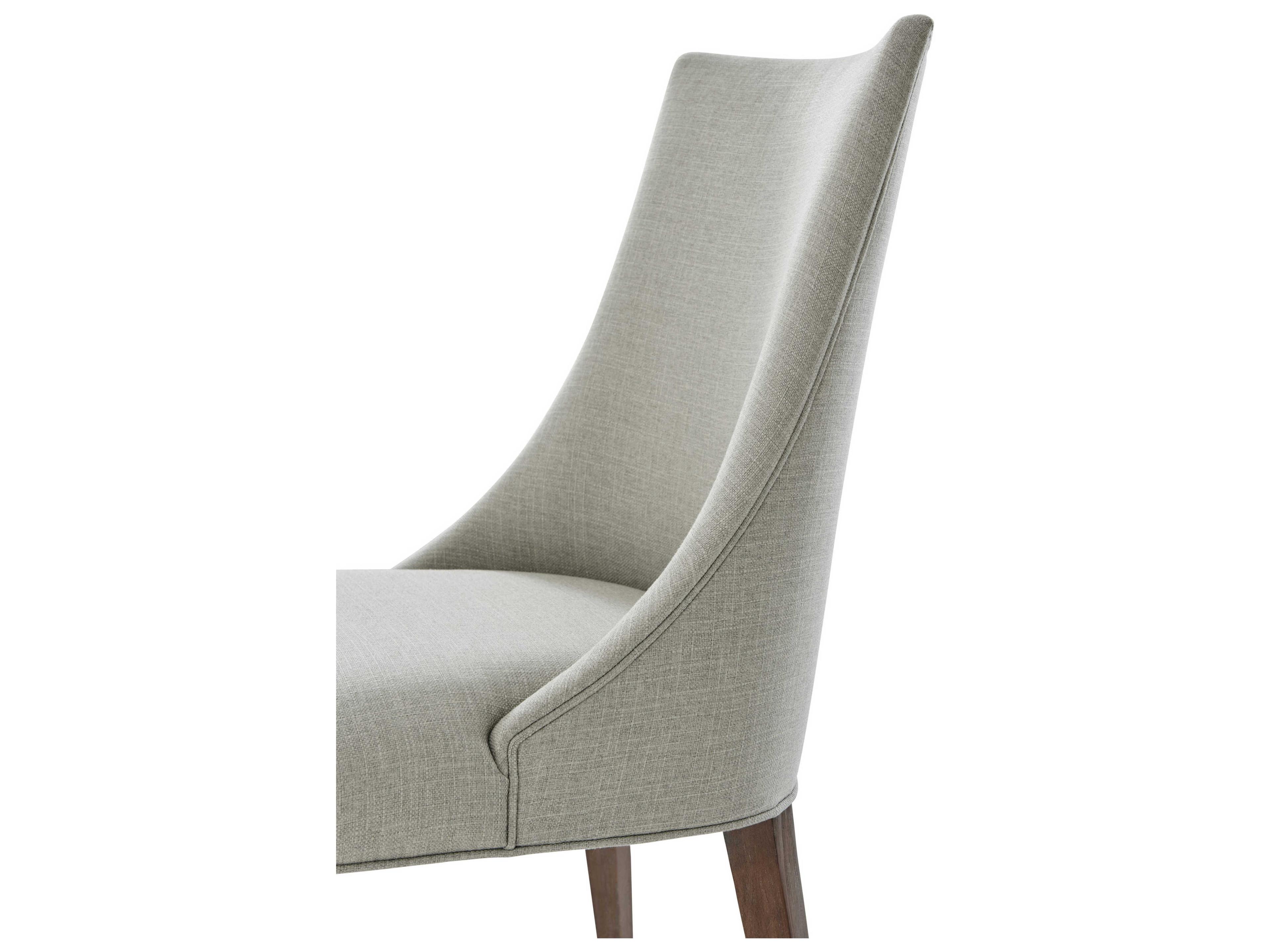 Theodore Alexander Ta Studio Beech Wood Beige Upholstered Adele Side Dining Chair
