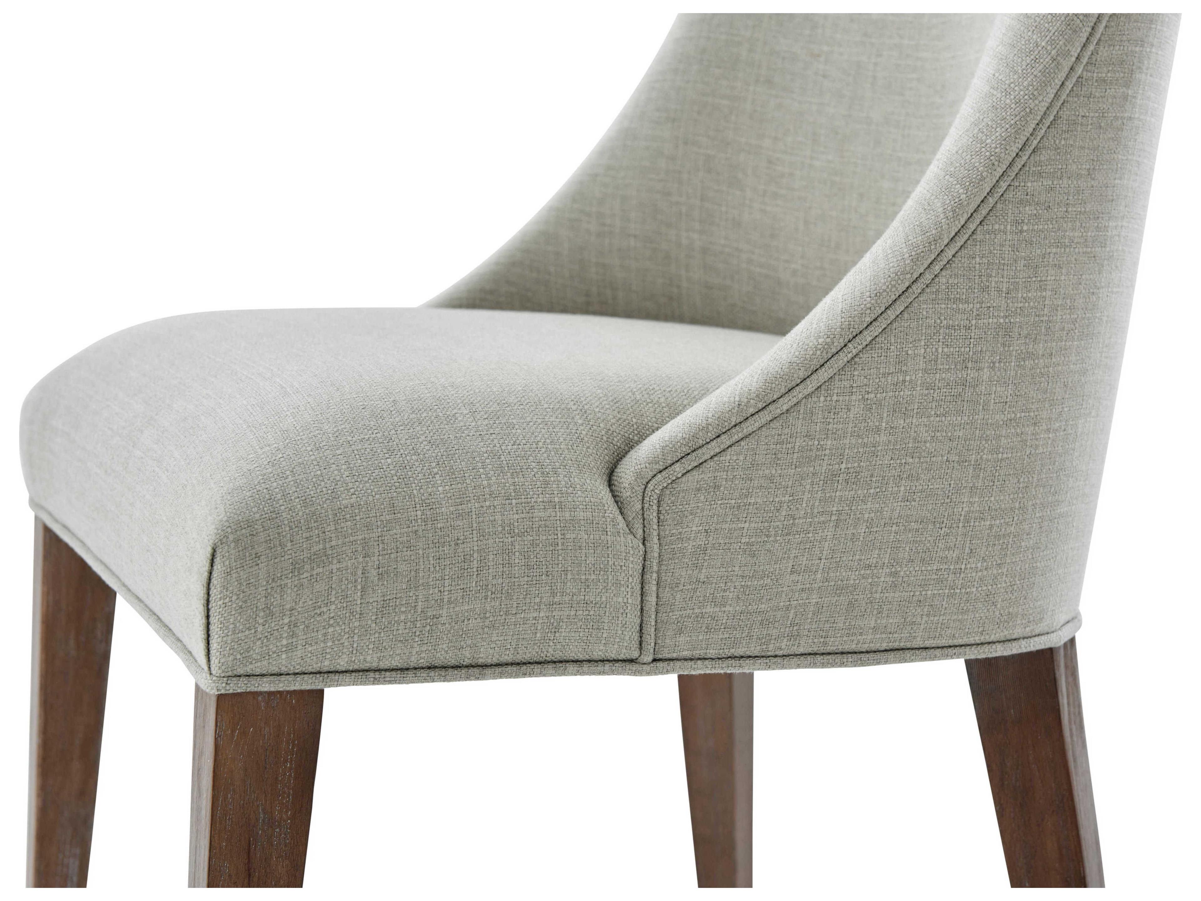 Theodore Alexander Ta Studio Beech Wood Beige Upholstered Adele Side Dining Chair