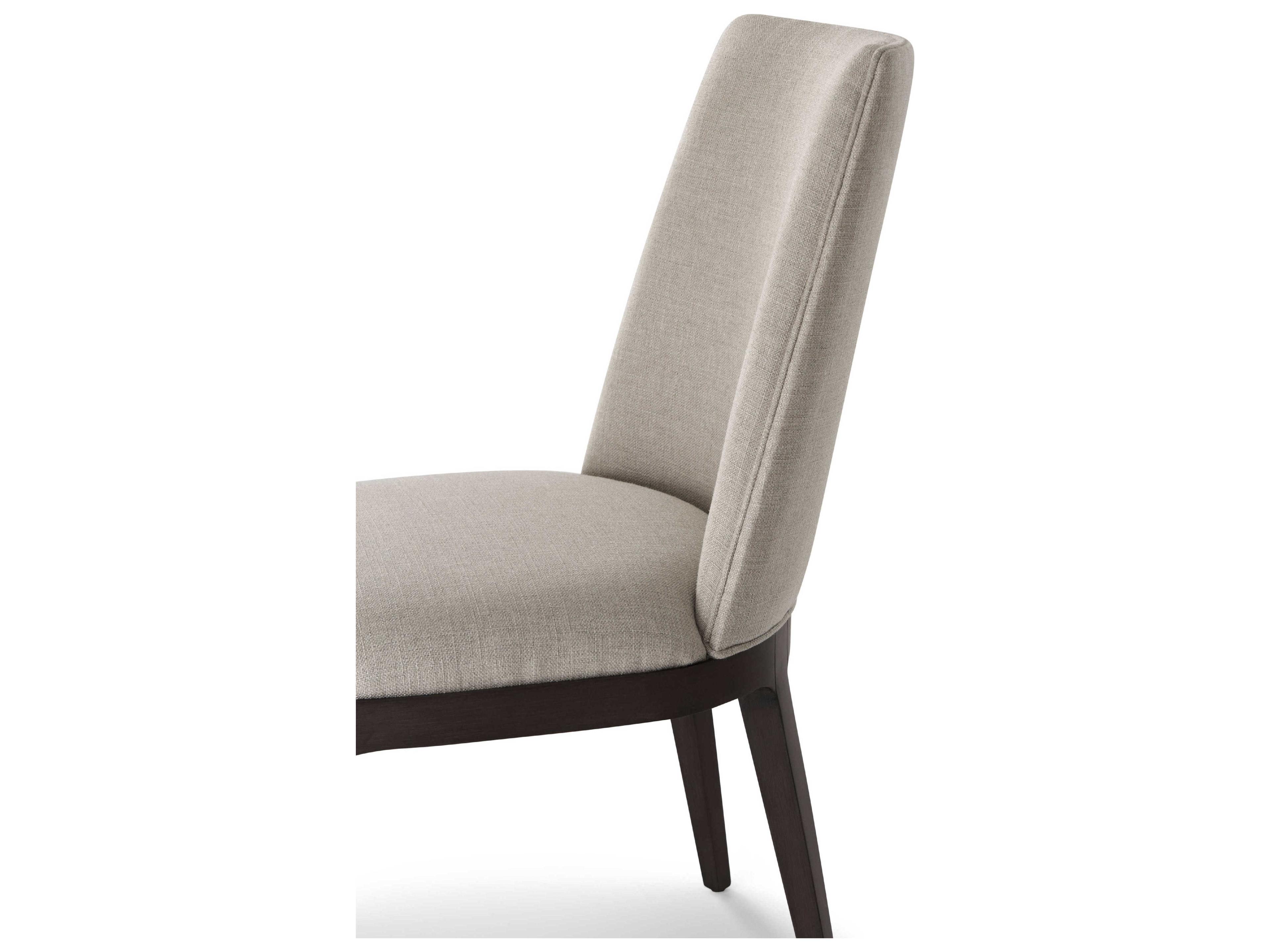 Theodore Alexander Ta Studio Beech Wood Brown Upholstered Dayton Side Dining Chair