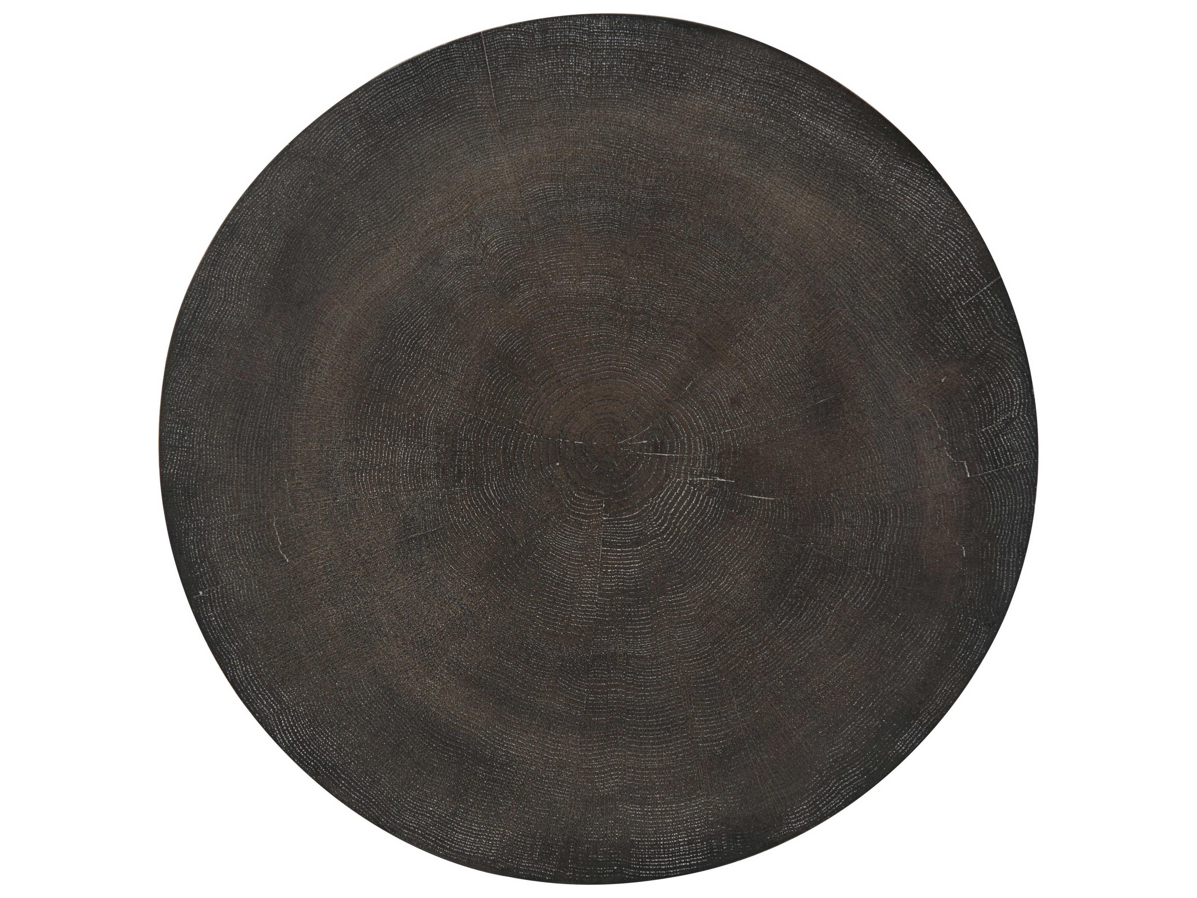 Theodore Alexander Round Wood Ember Jayson End Table