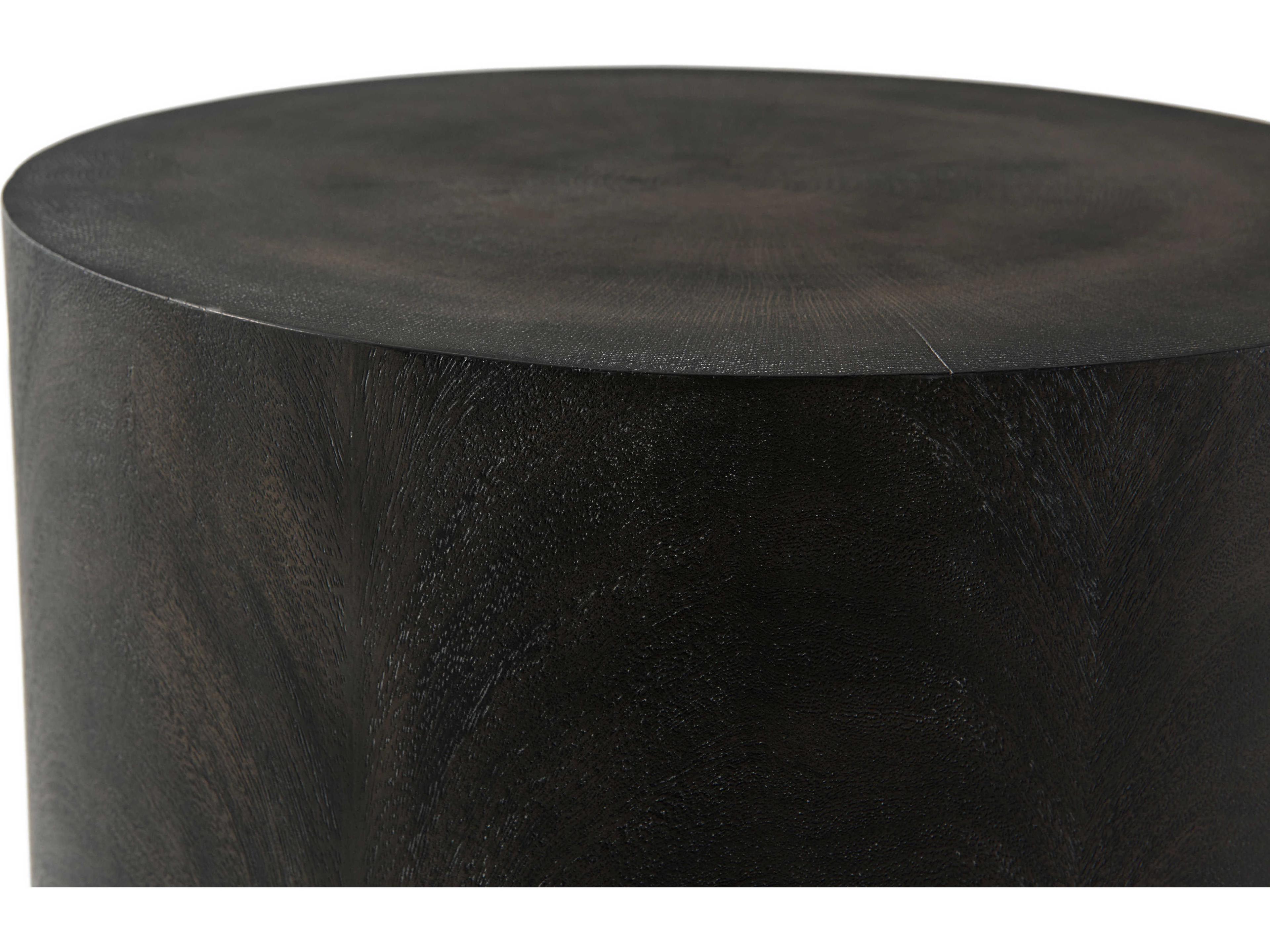 Theodore Alexander Round Wood Ember Jayson End Table