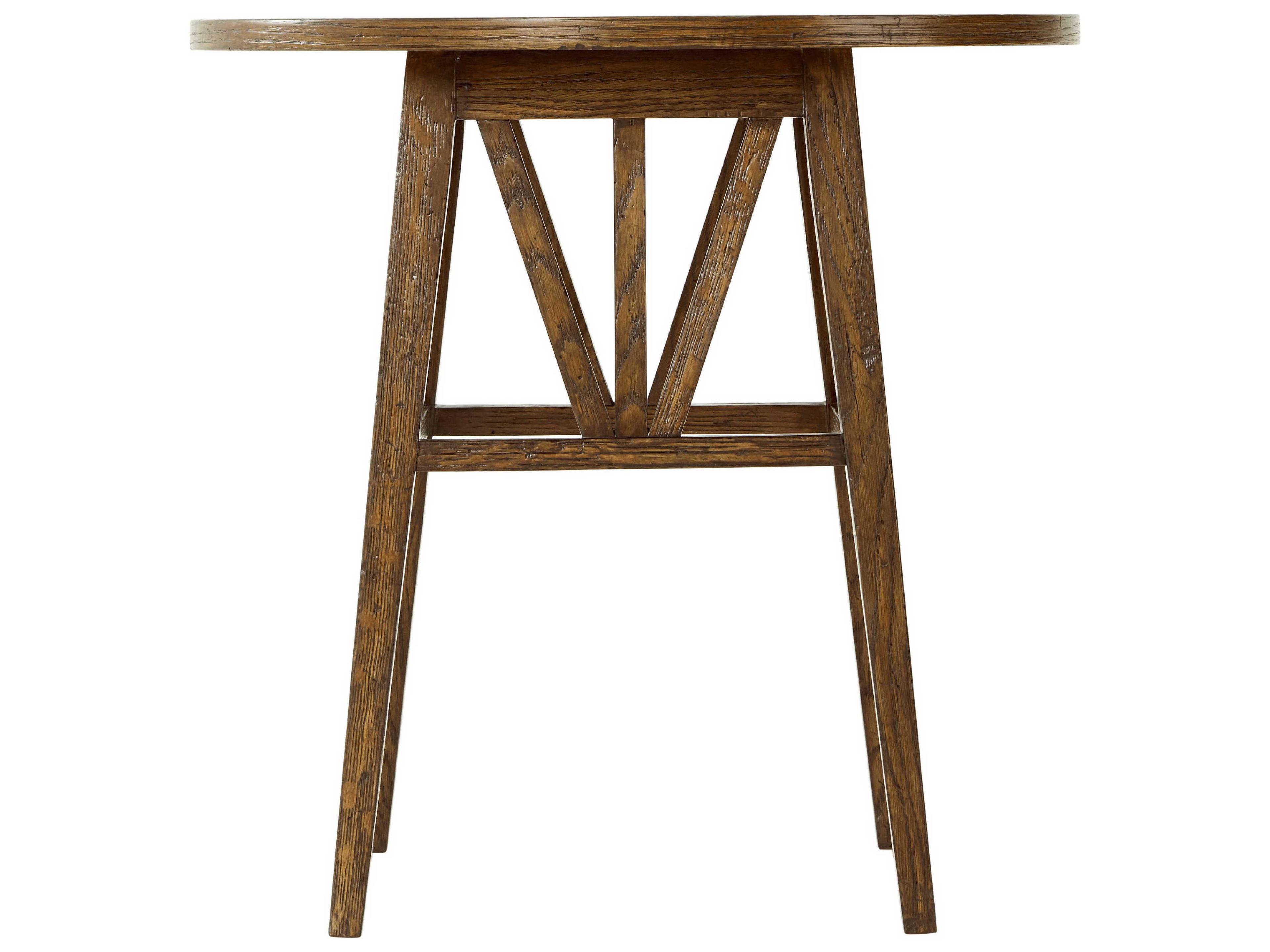 Theodore Alexander Nova Round Wood End Table