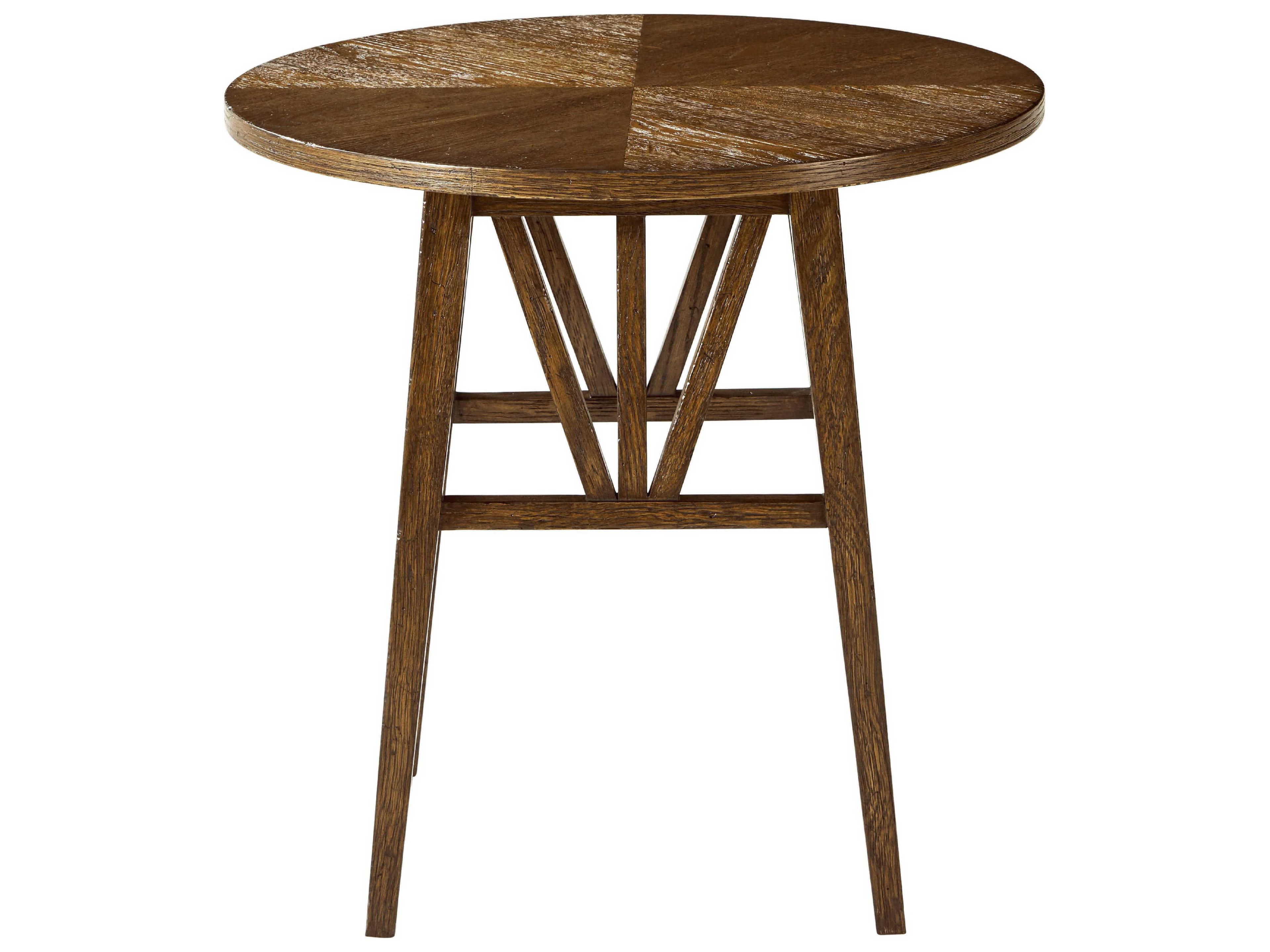 Theodore Alexander Nova Round Wood End Table