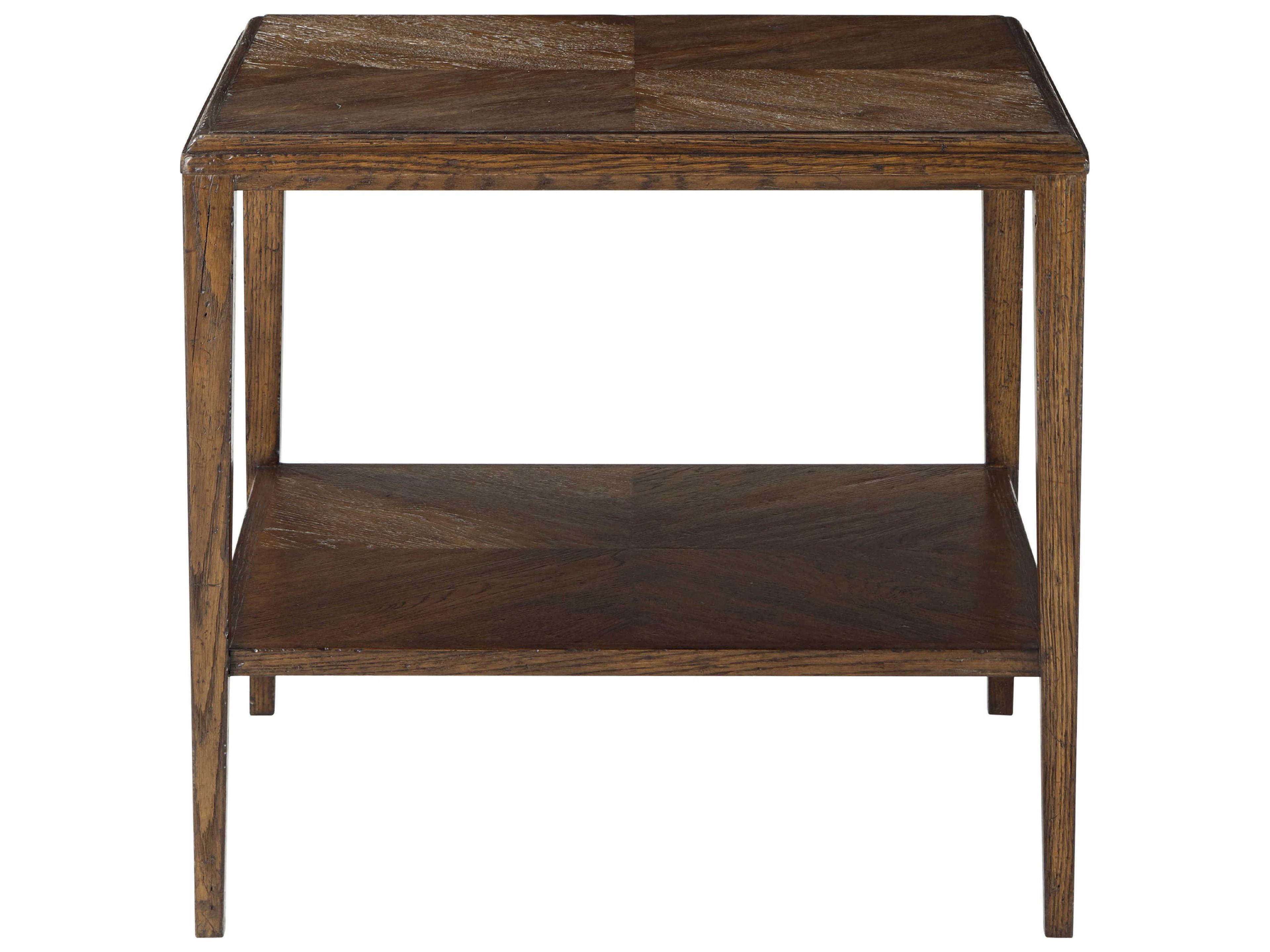 Theodore Alexander Nova Square Wood End Table