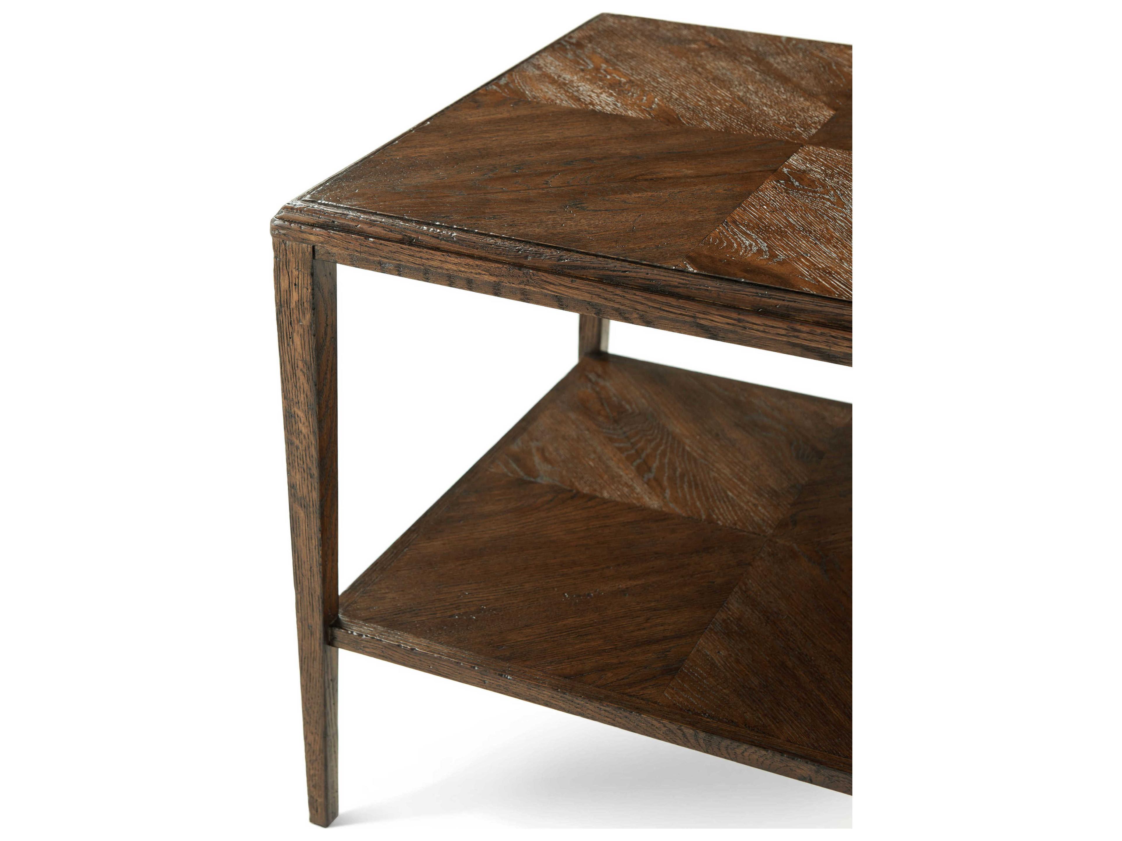 Theodore Alexander Nova Square Wood End Table