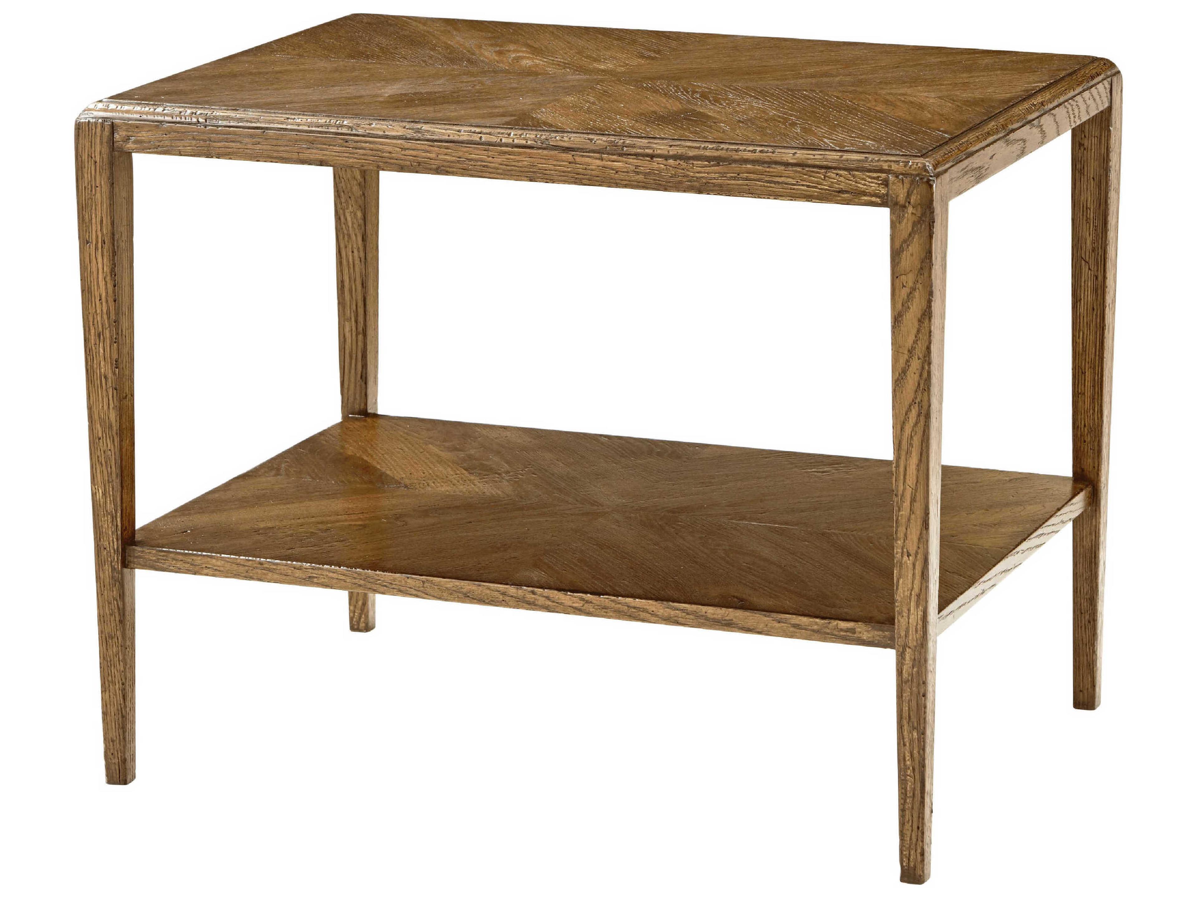 Theodore Alexander Nova Rectangular Wood End Table