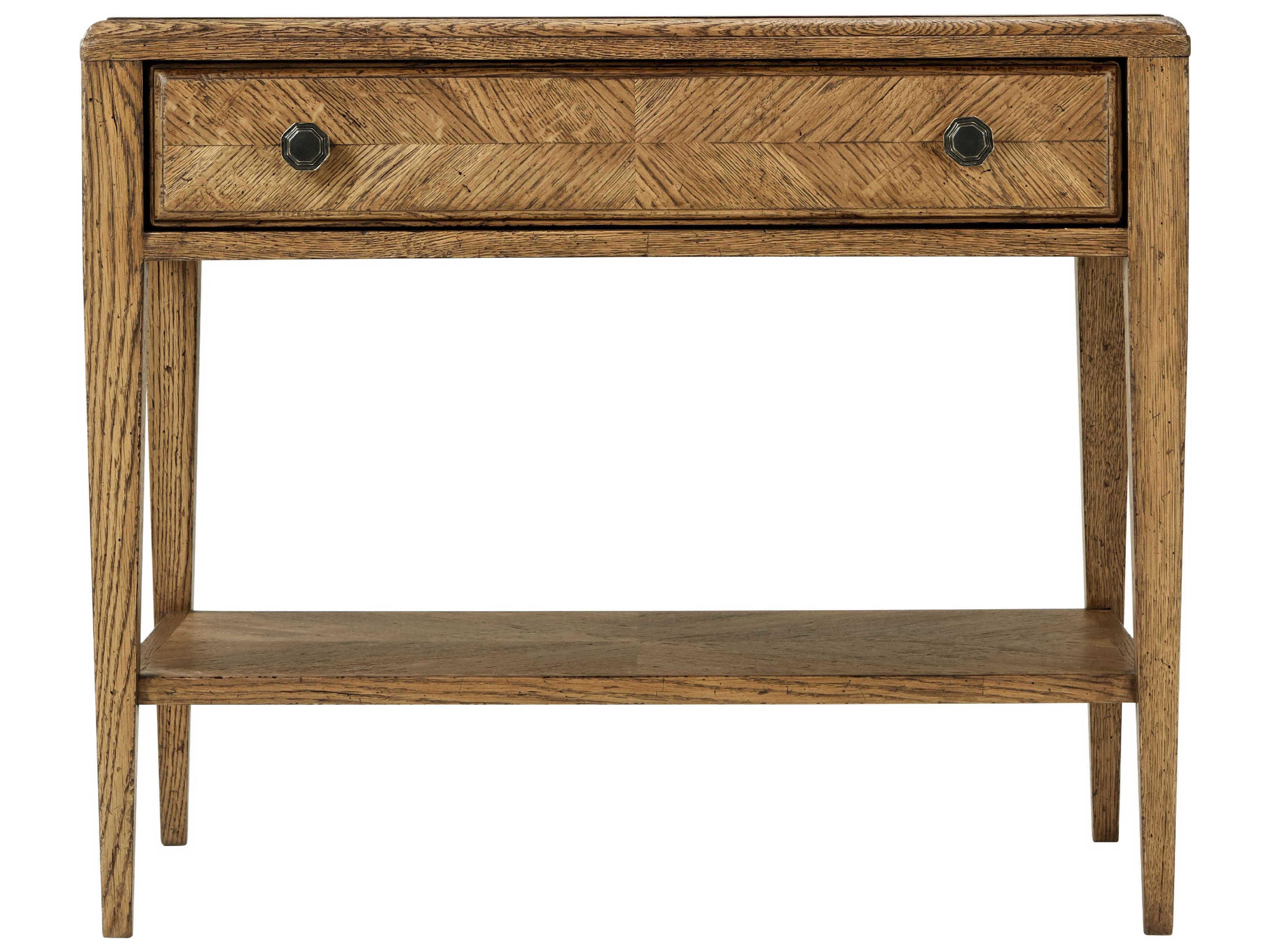 Theodore Alexander Nova Rectangular Wood End Table