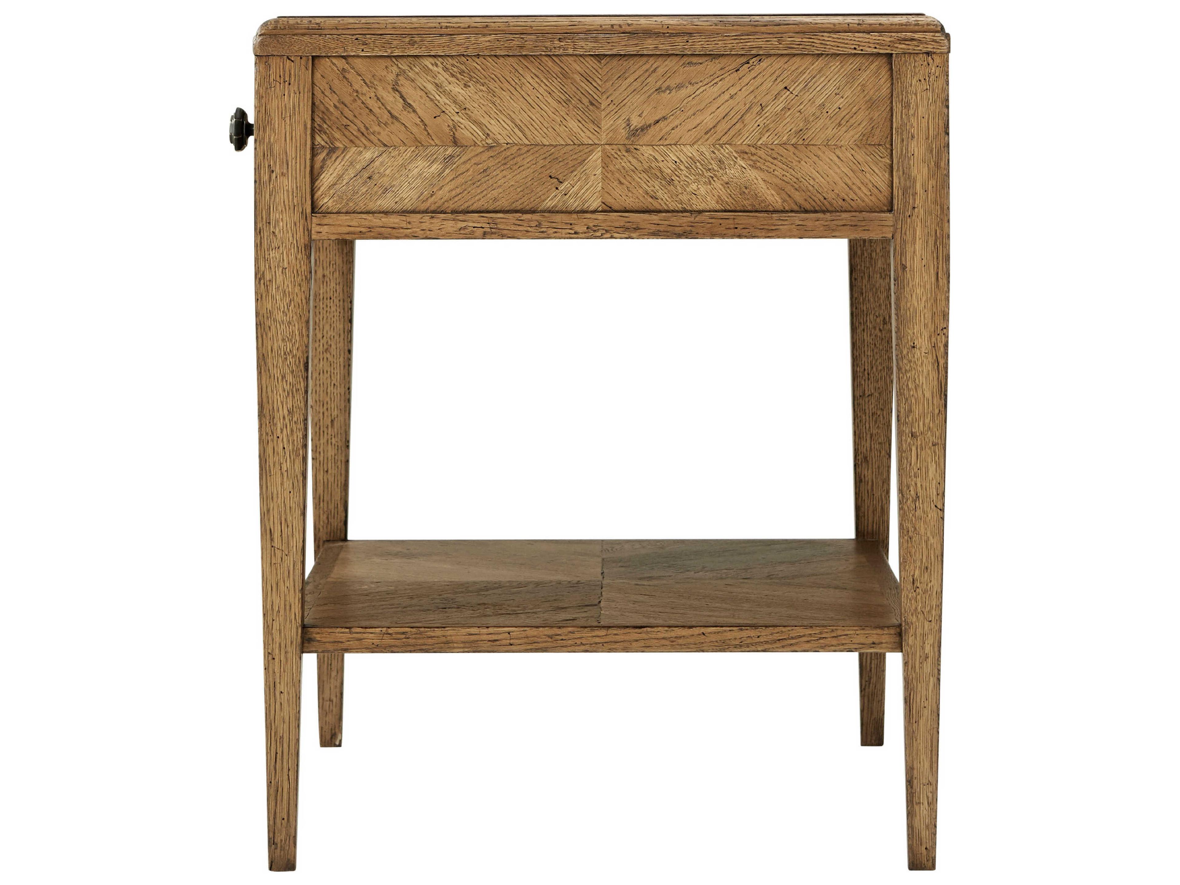 Theodore Alexander Nova Rectangular Wood End Table