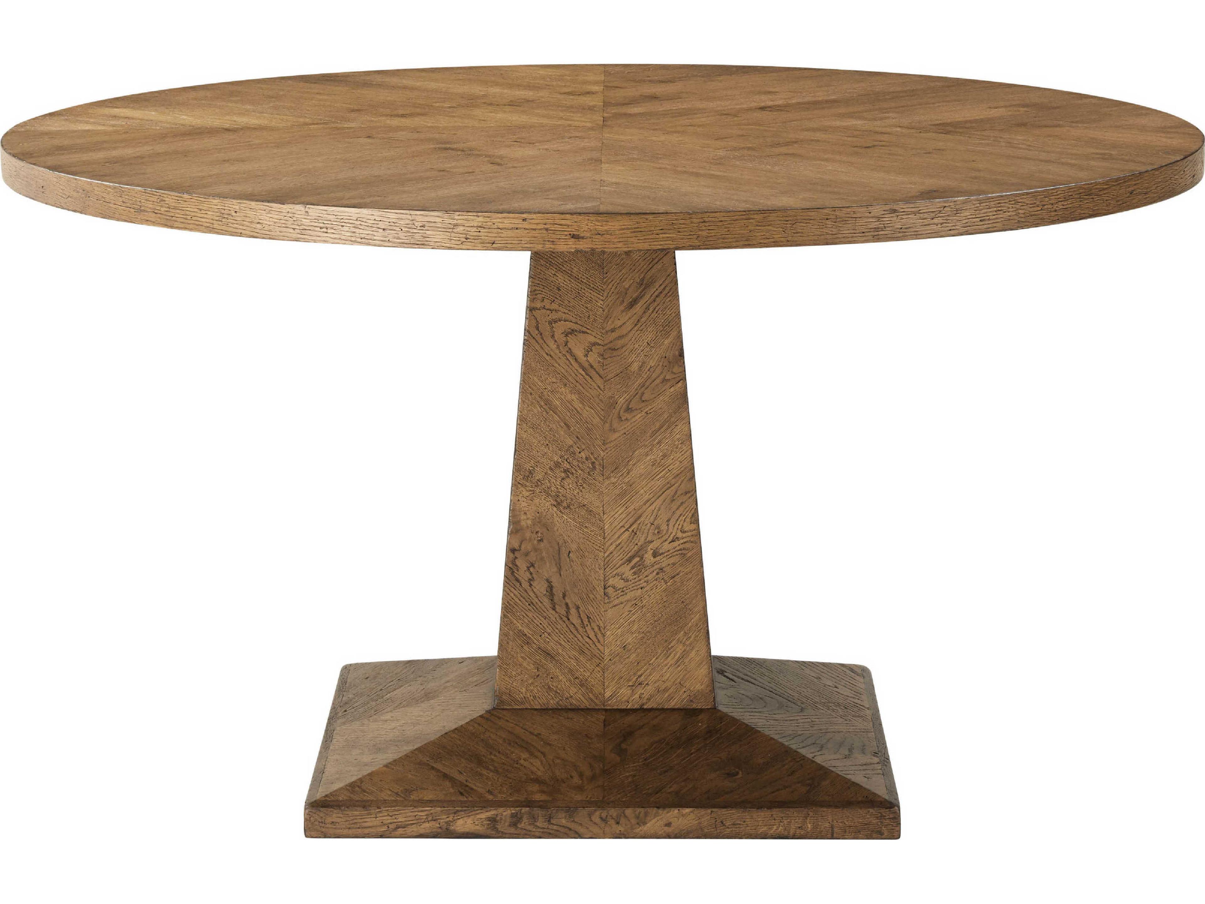 Theodore Alexander Nova Round Wood Dining Table