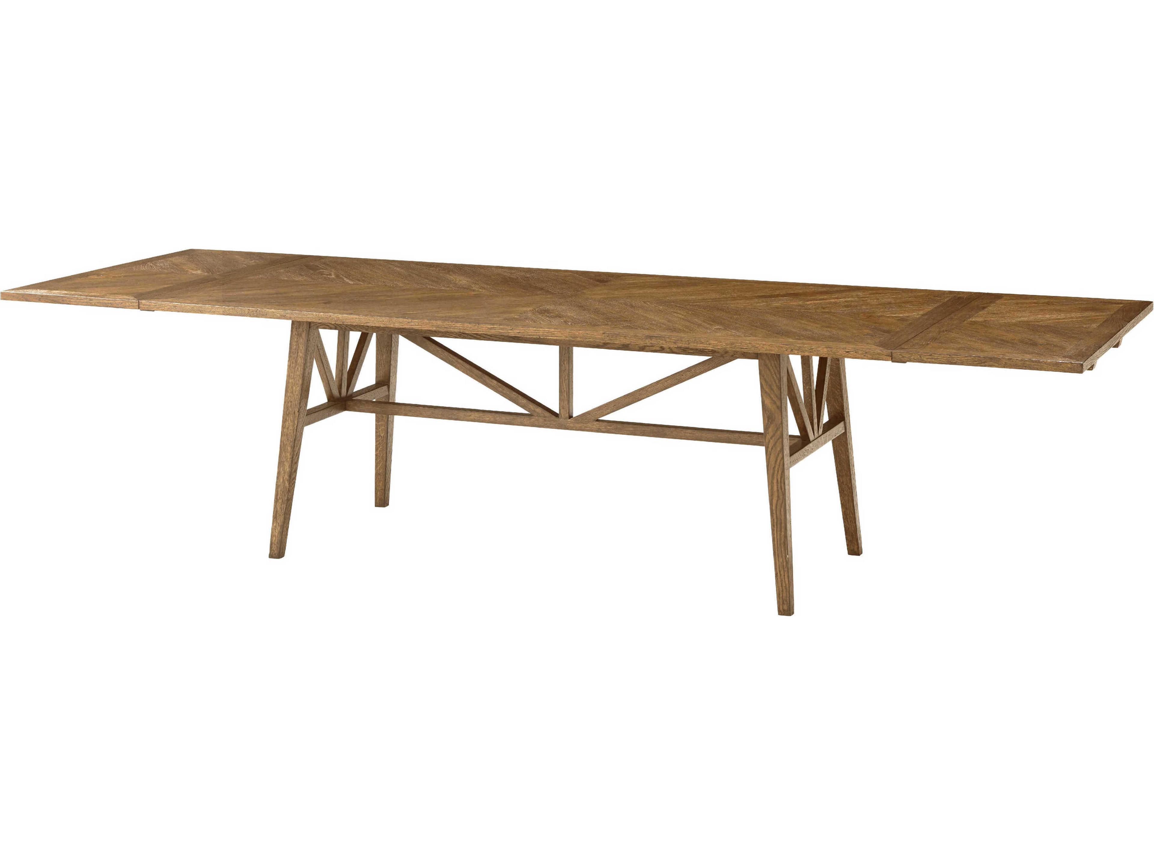 Nova Rectangular Wood Extending Dining Table