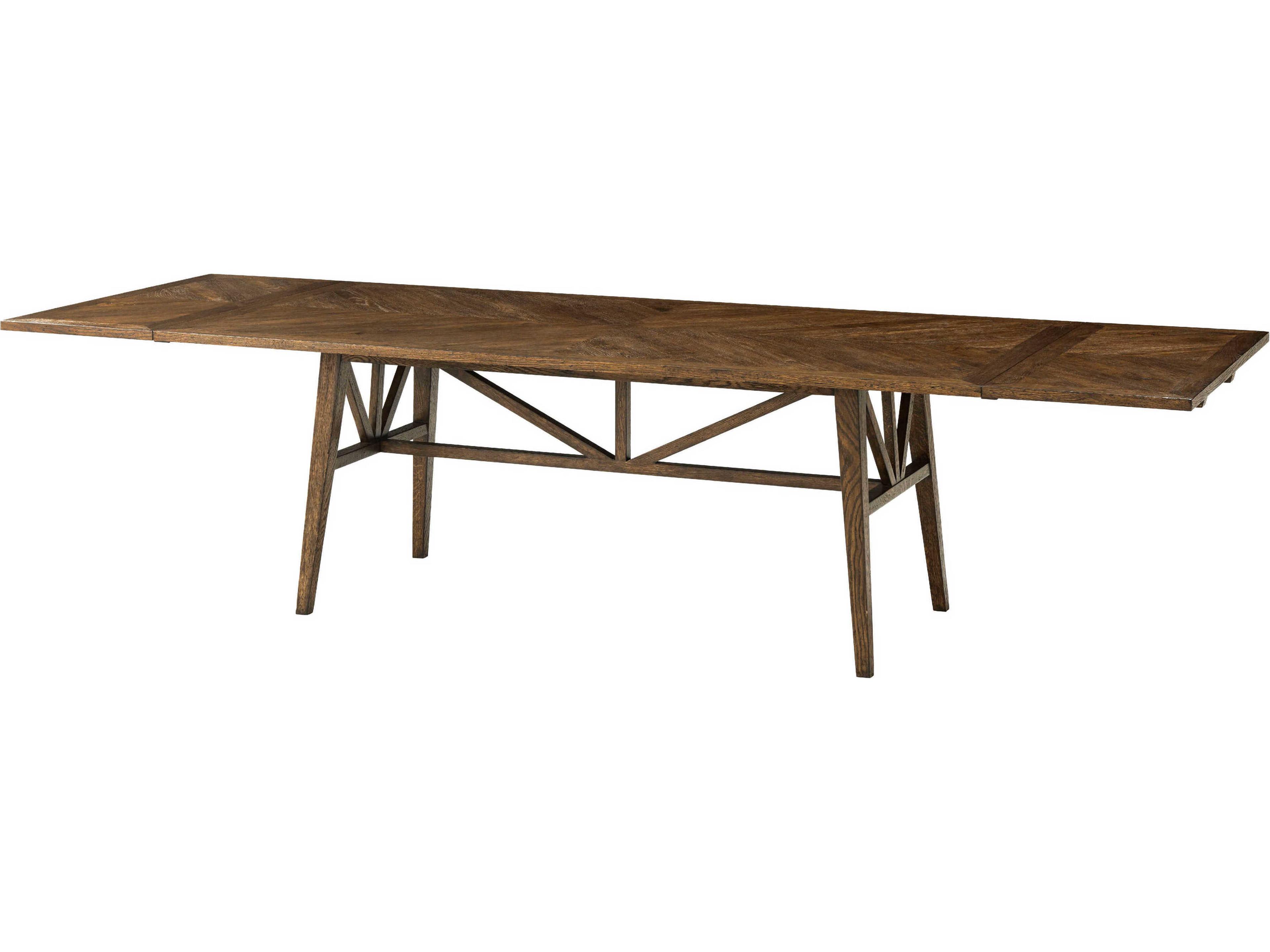 Nova Rectangular Wood Extending Dining Table