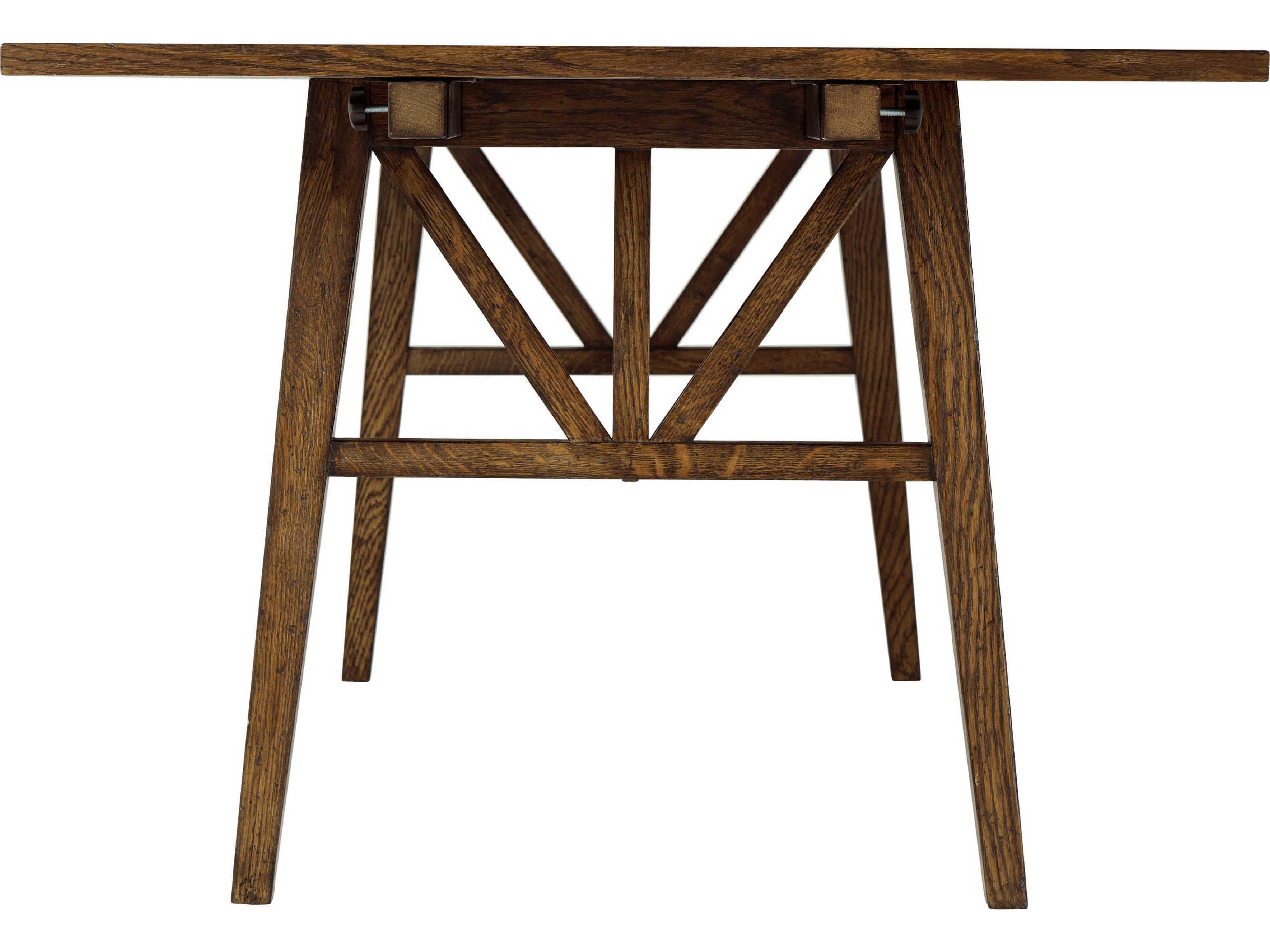 Theodore Alexander Nova Rectangular Wood Extending Dining Table