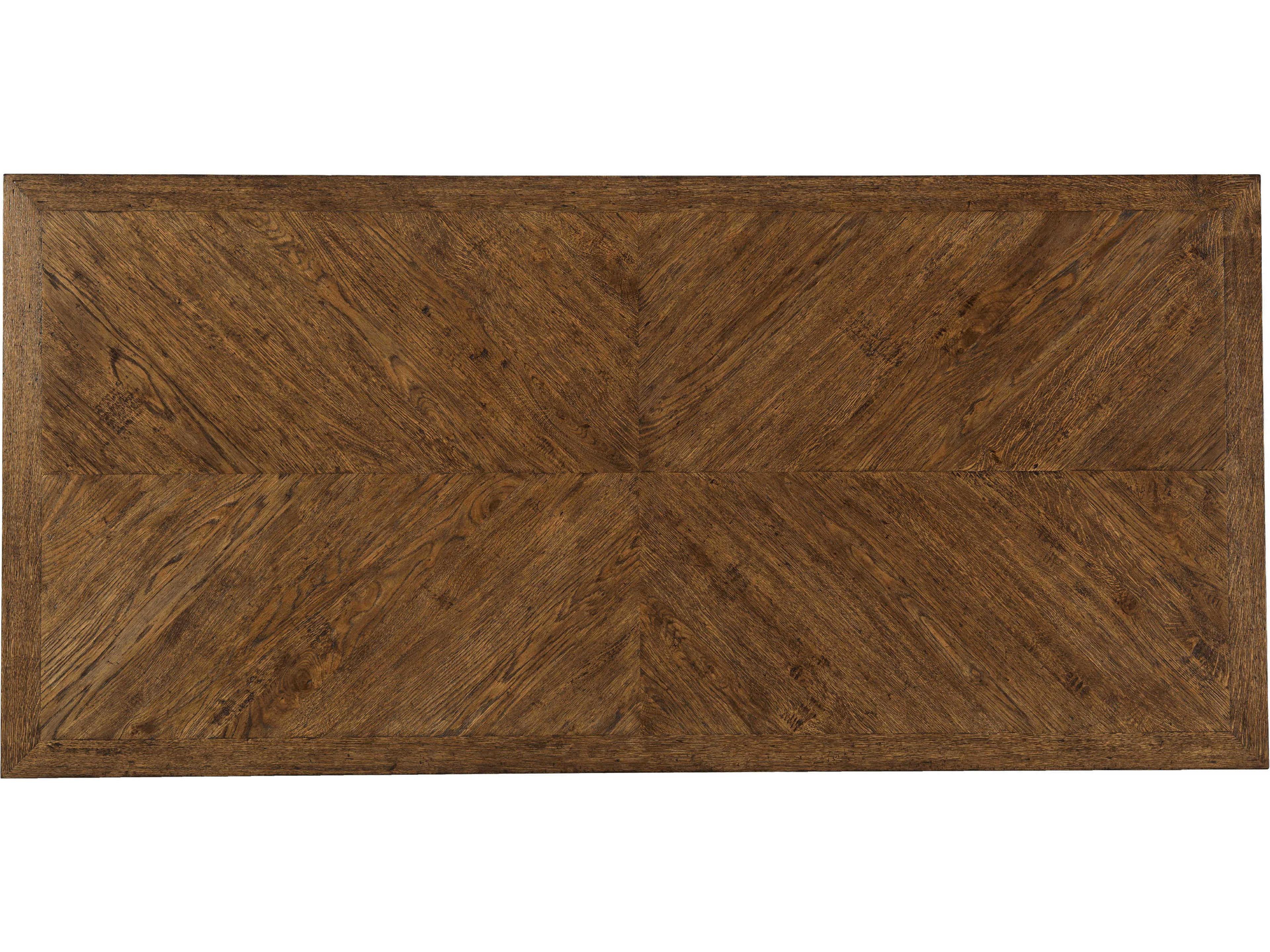 Theodore Alexander Nova Rectangular Wood Extending Dining Table