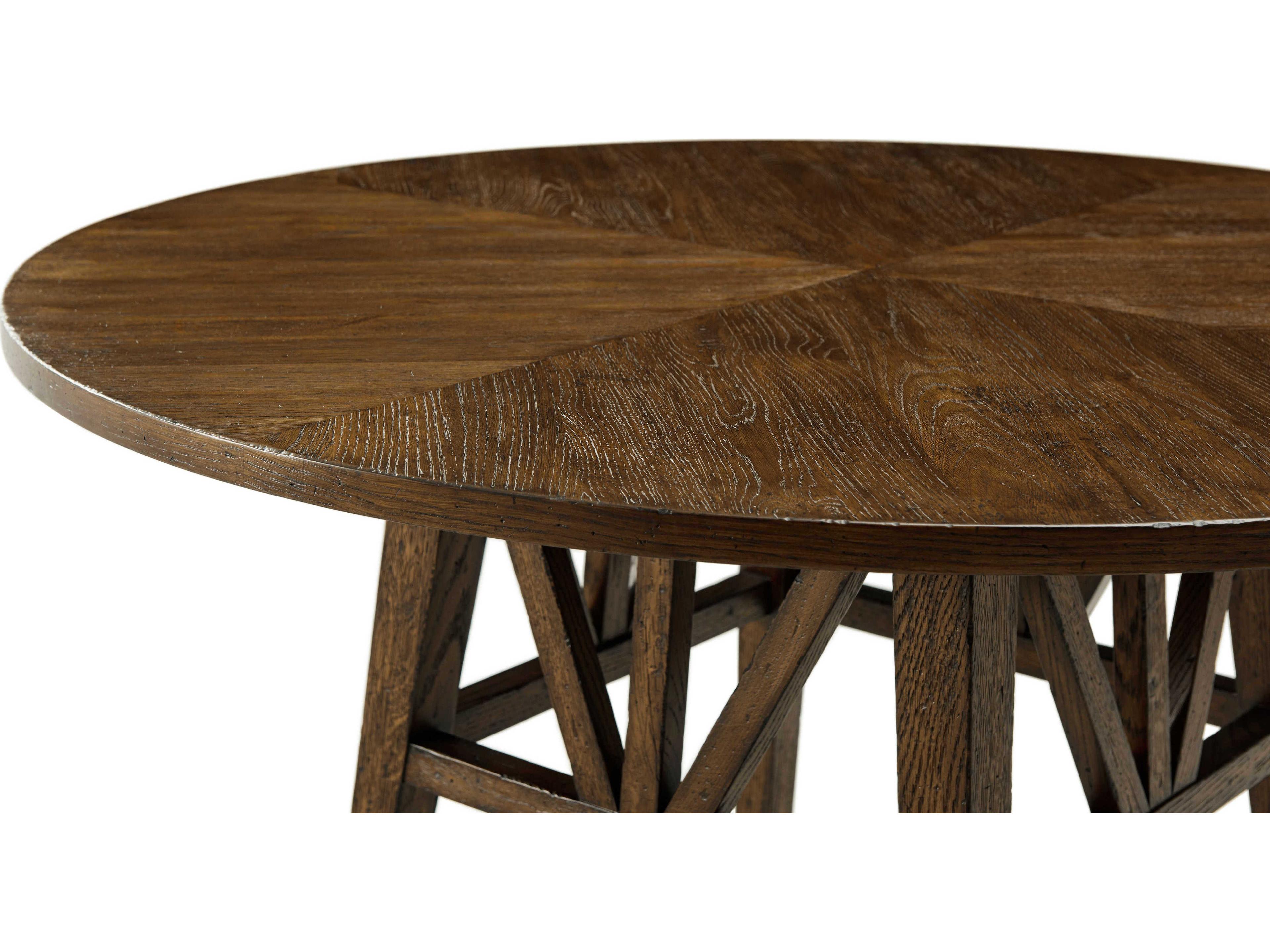 Theodore Alexander Nova Round Wood Dining Table