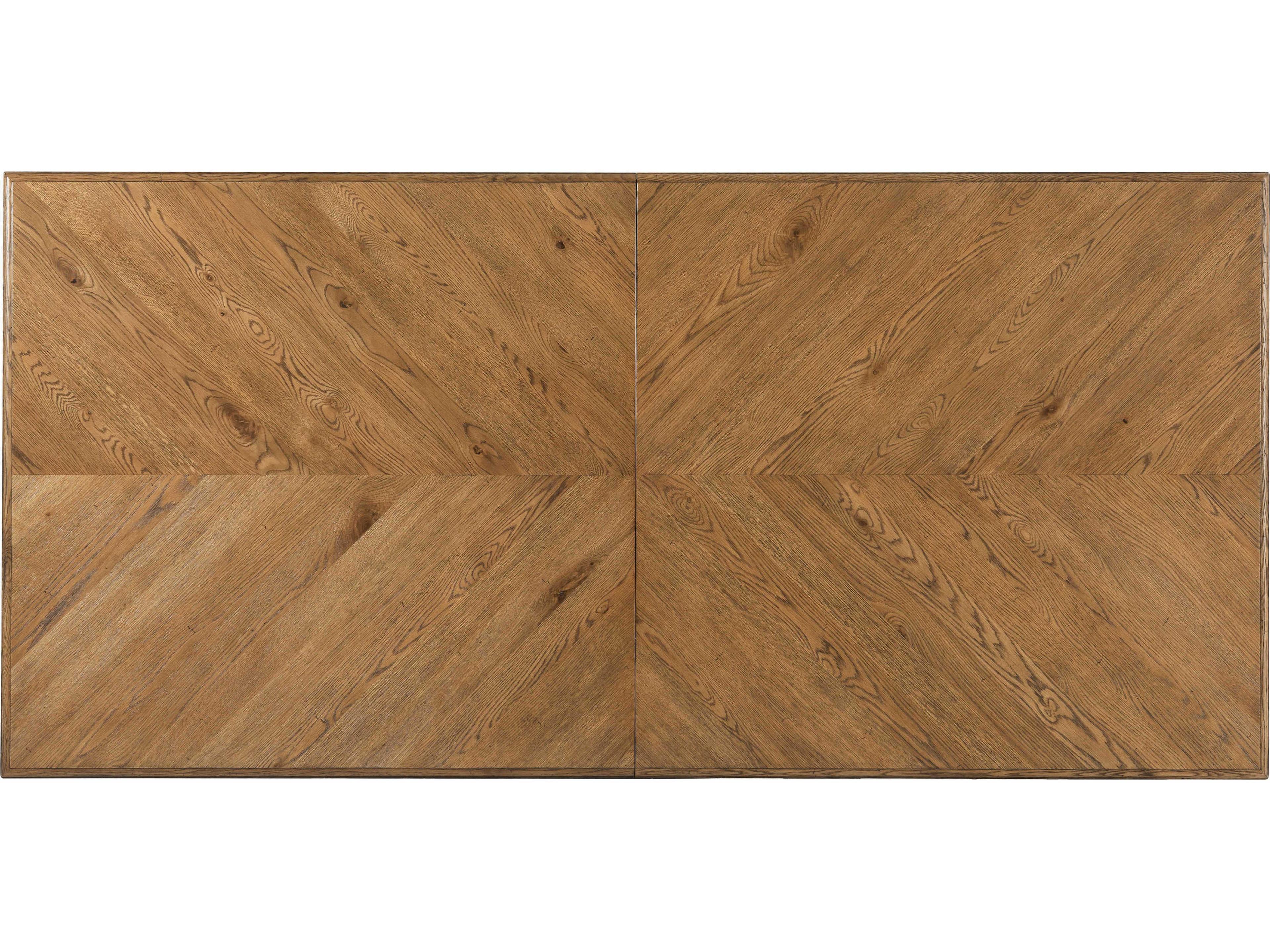 Theodore Alexander Nova Rectangular Wood Extending Dining Table