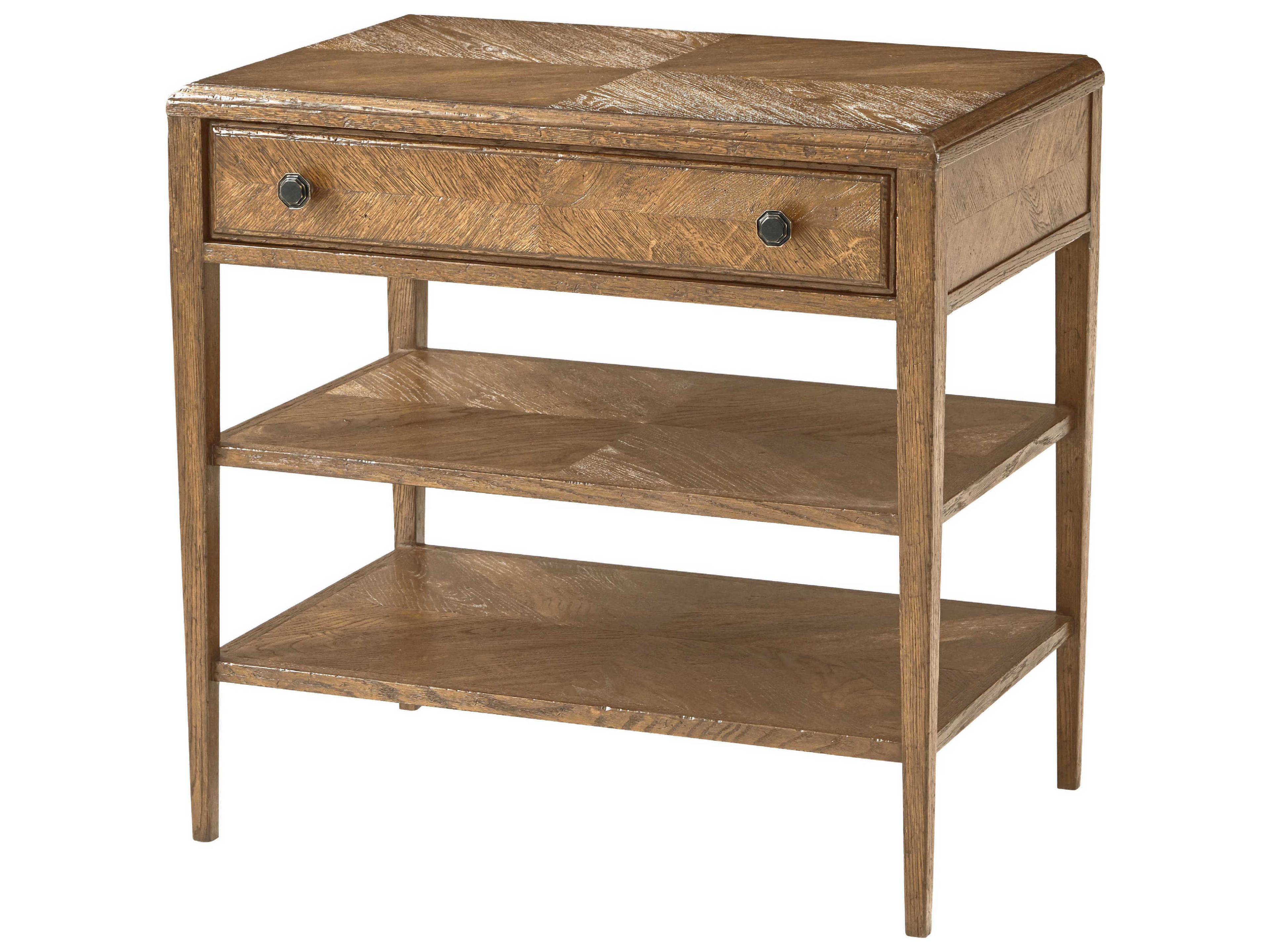 Nova 1-Drawer Dawn Two-Tiers Nightstand