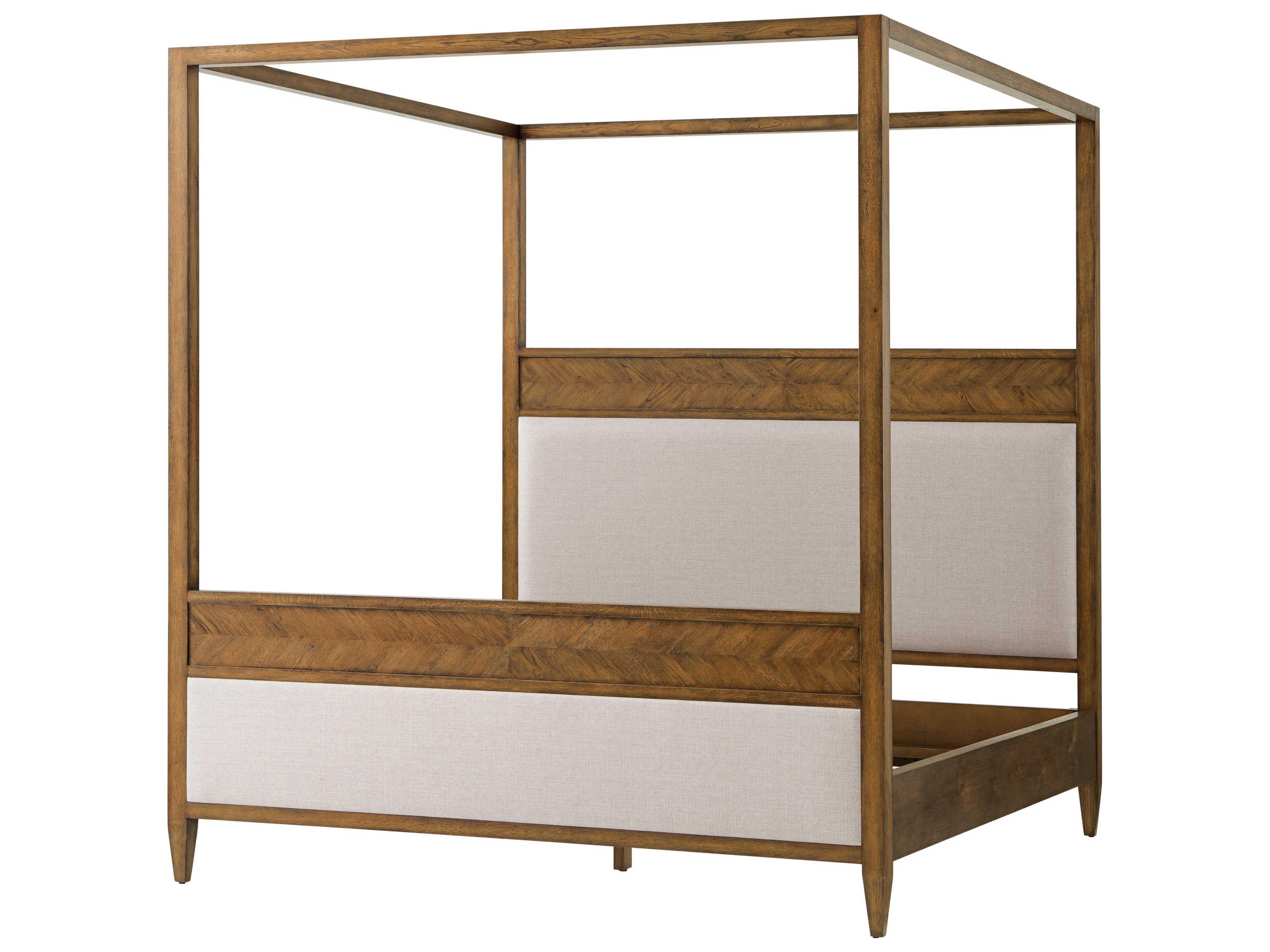 Theodore Alexander Nova Dusk King Canopy Bed