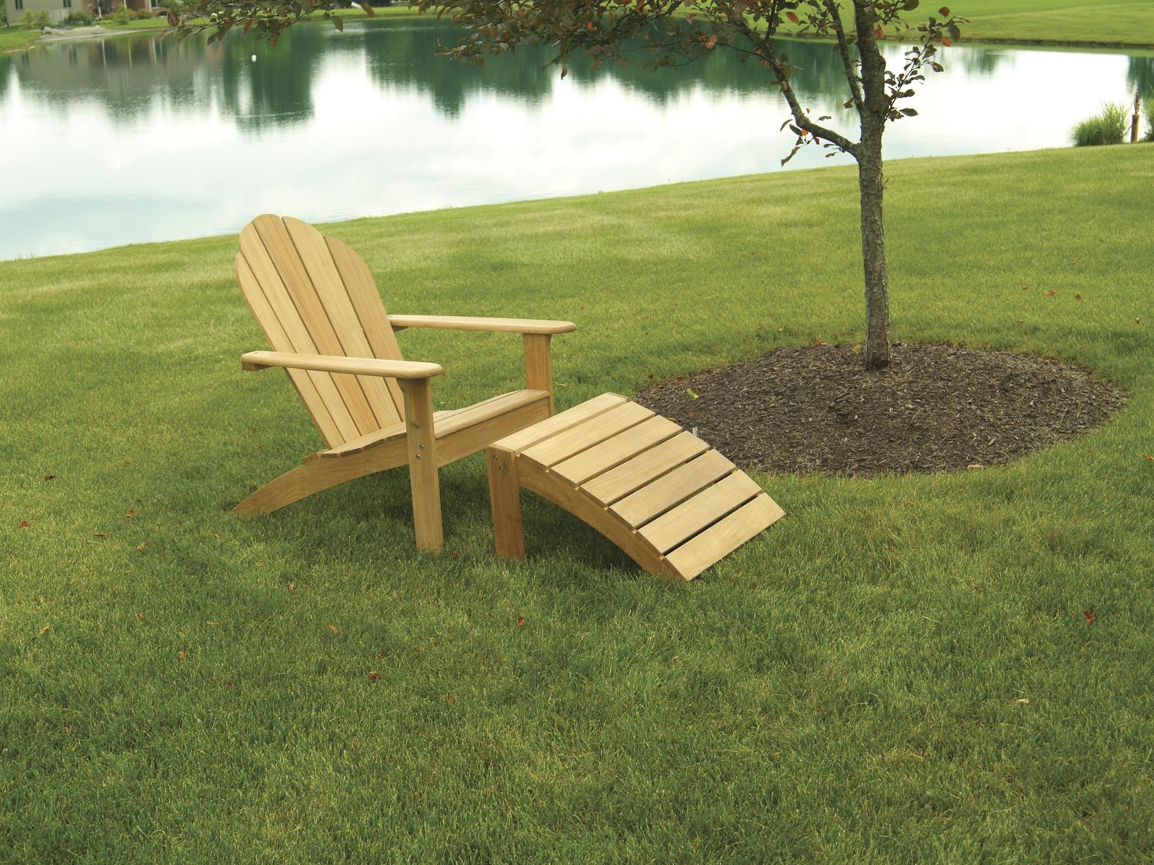 Adirondack Natural Teak Wood Lounge set