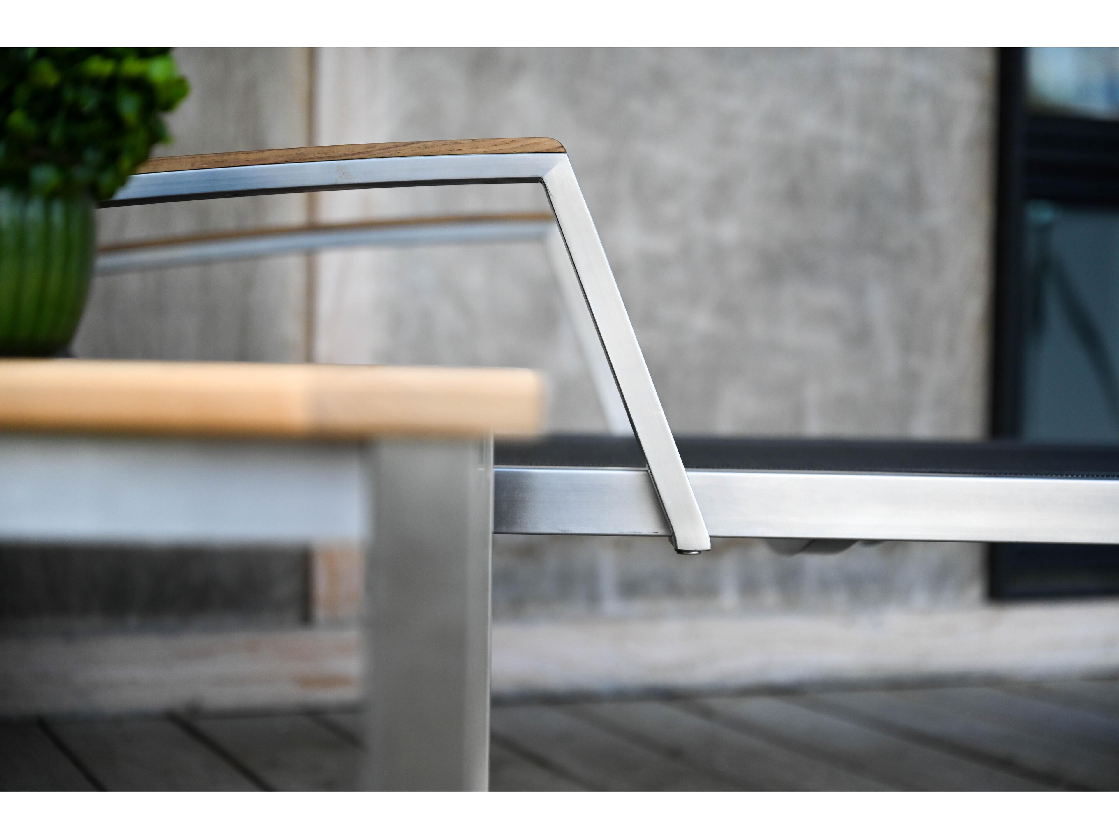 Three Birds Casual Avanti Stainless Steel Lounger