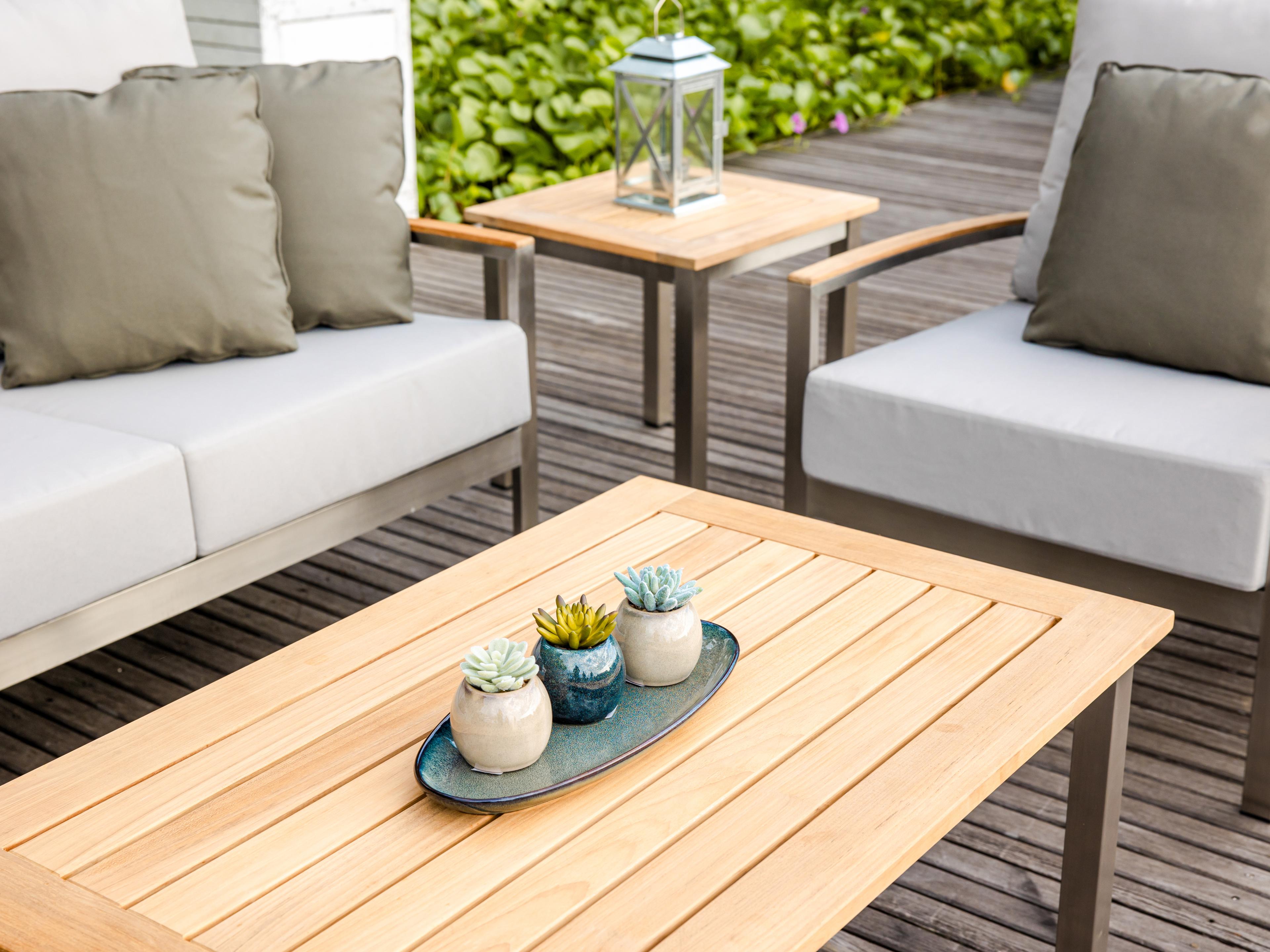 Avanti Steel Cushion Outdoor Lounge Set