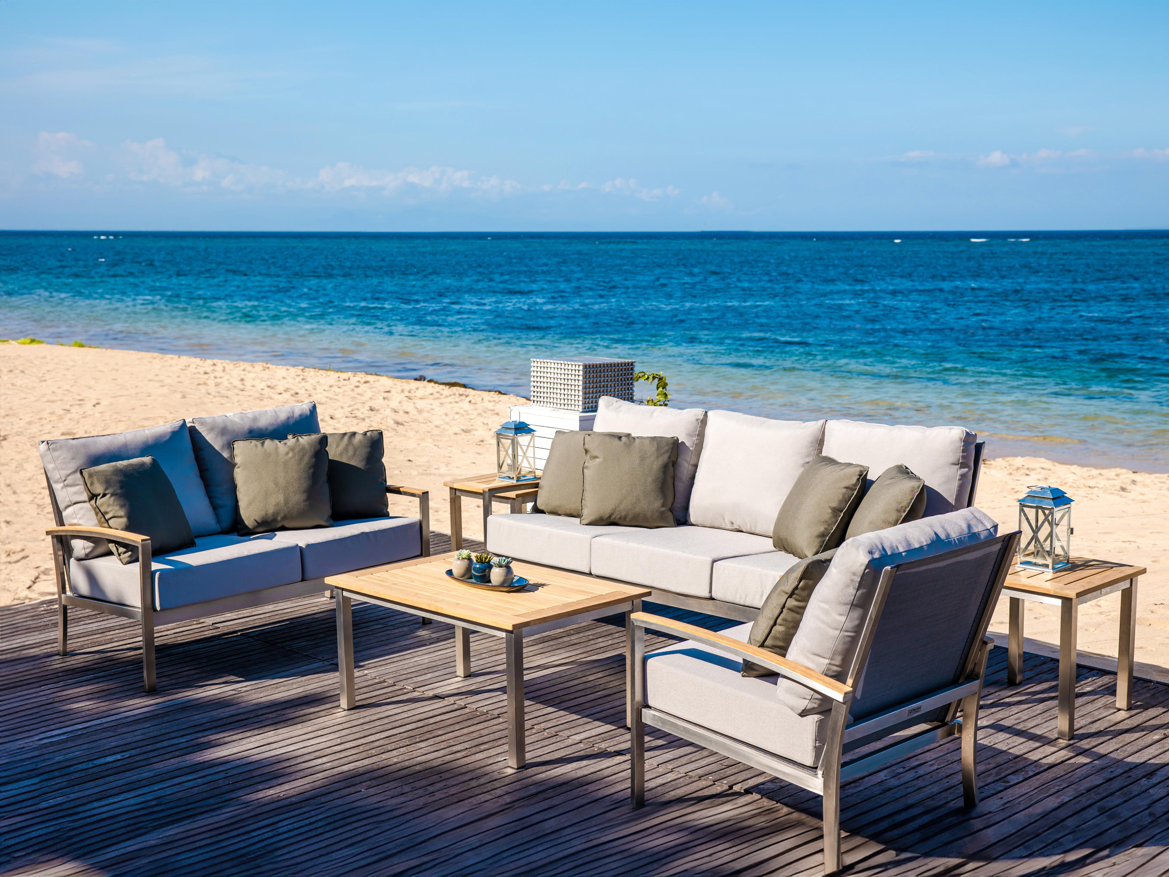 Avanti Steel Cushion Patio Lounge Set