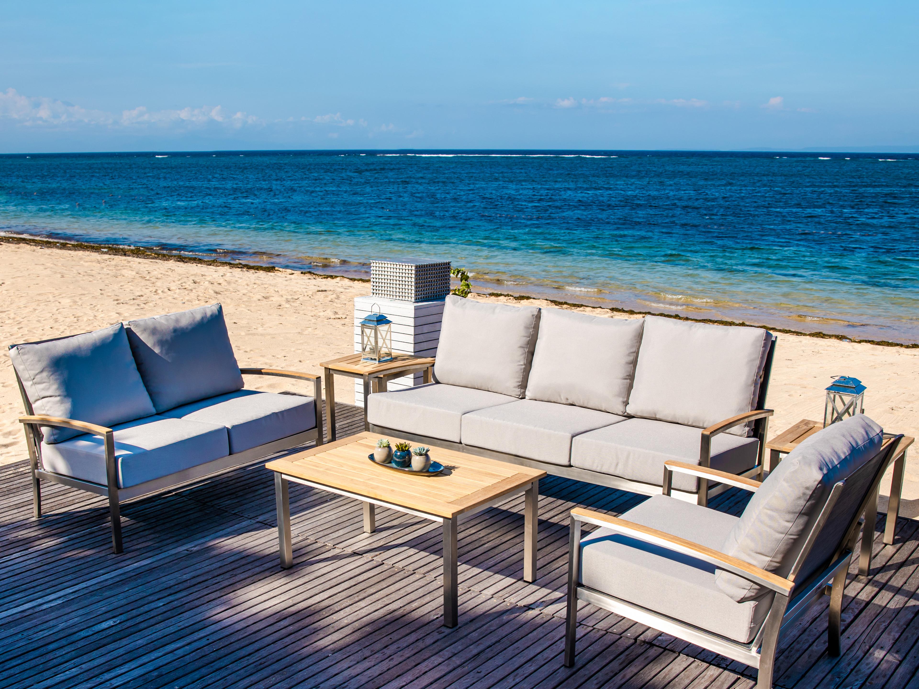 Avanti Steel Cushion Outdoor Lounge Set