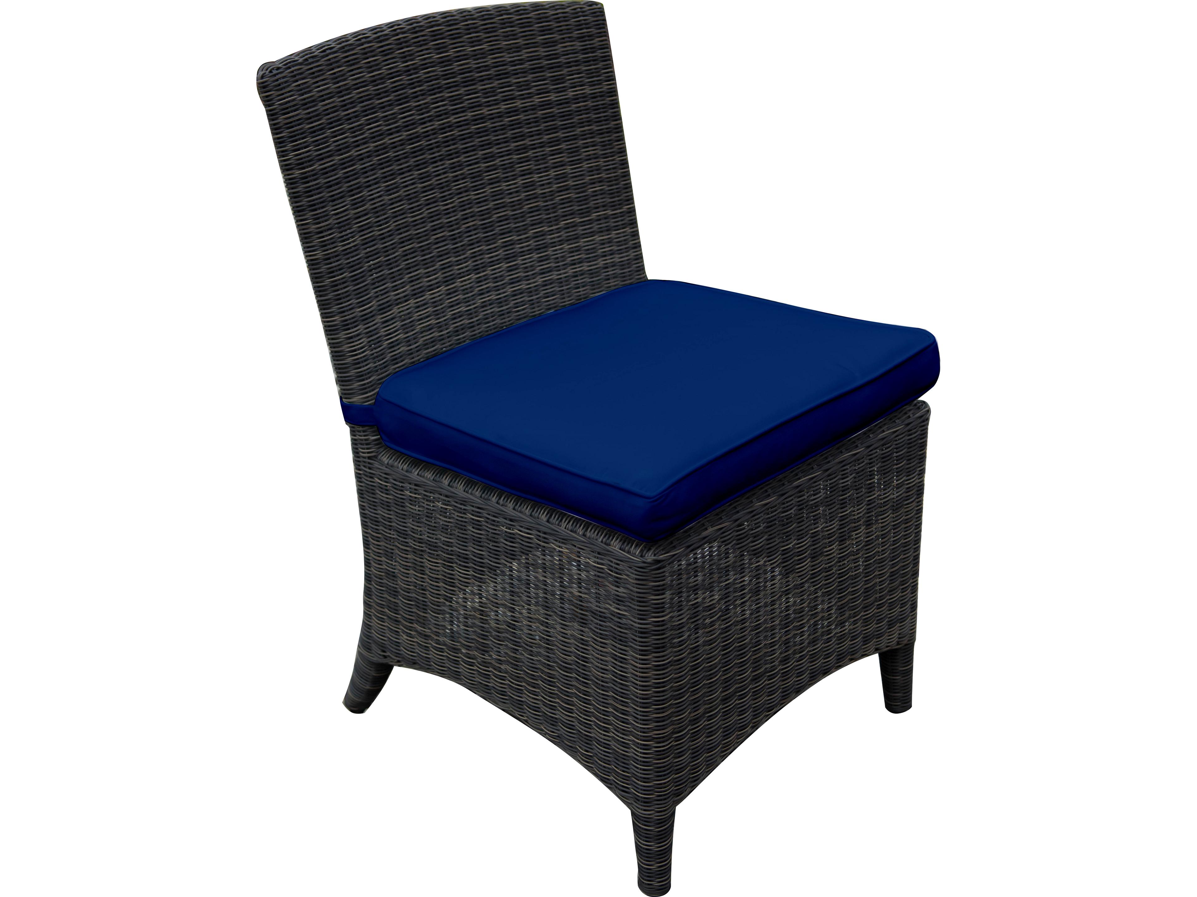 Bella Wicker Patio Dining Side Chair
