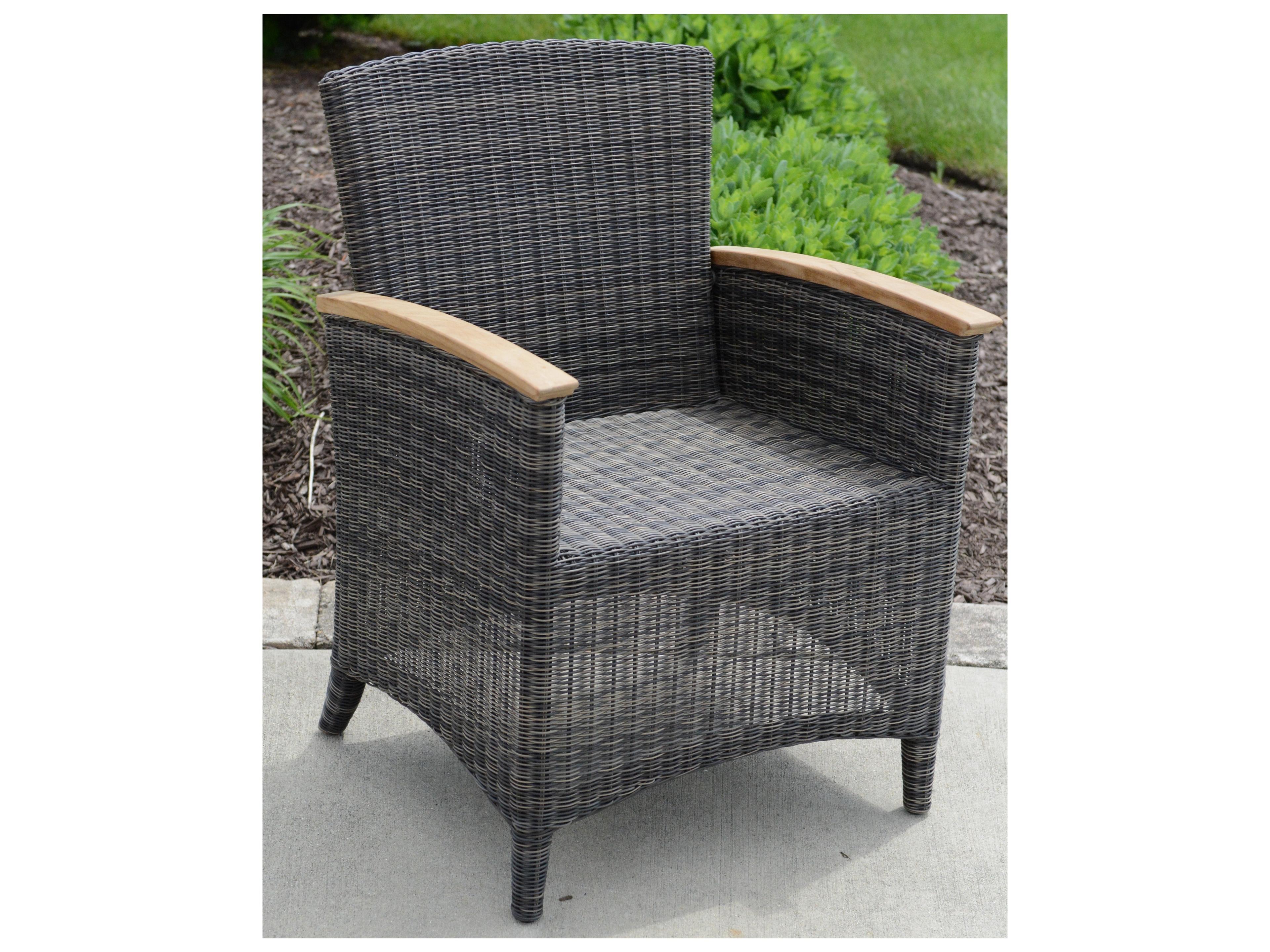 Three Birds Casual Bella Wicker Dining Armchair