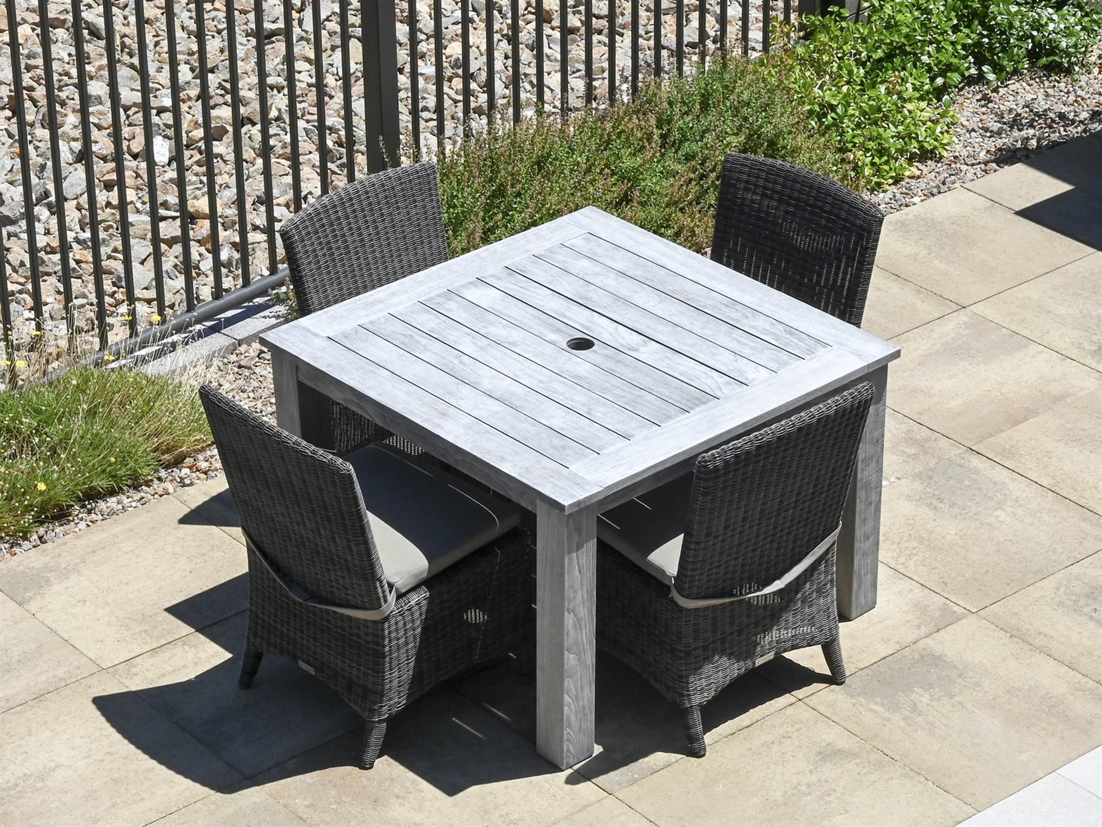 Bella Cushion Wicker Patio Dining Set