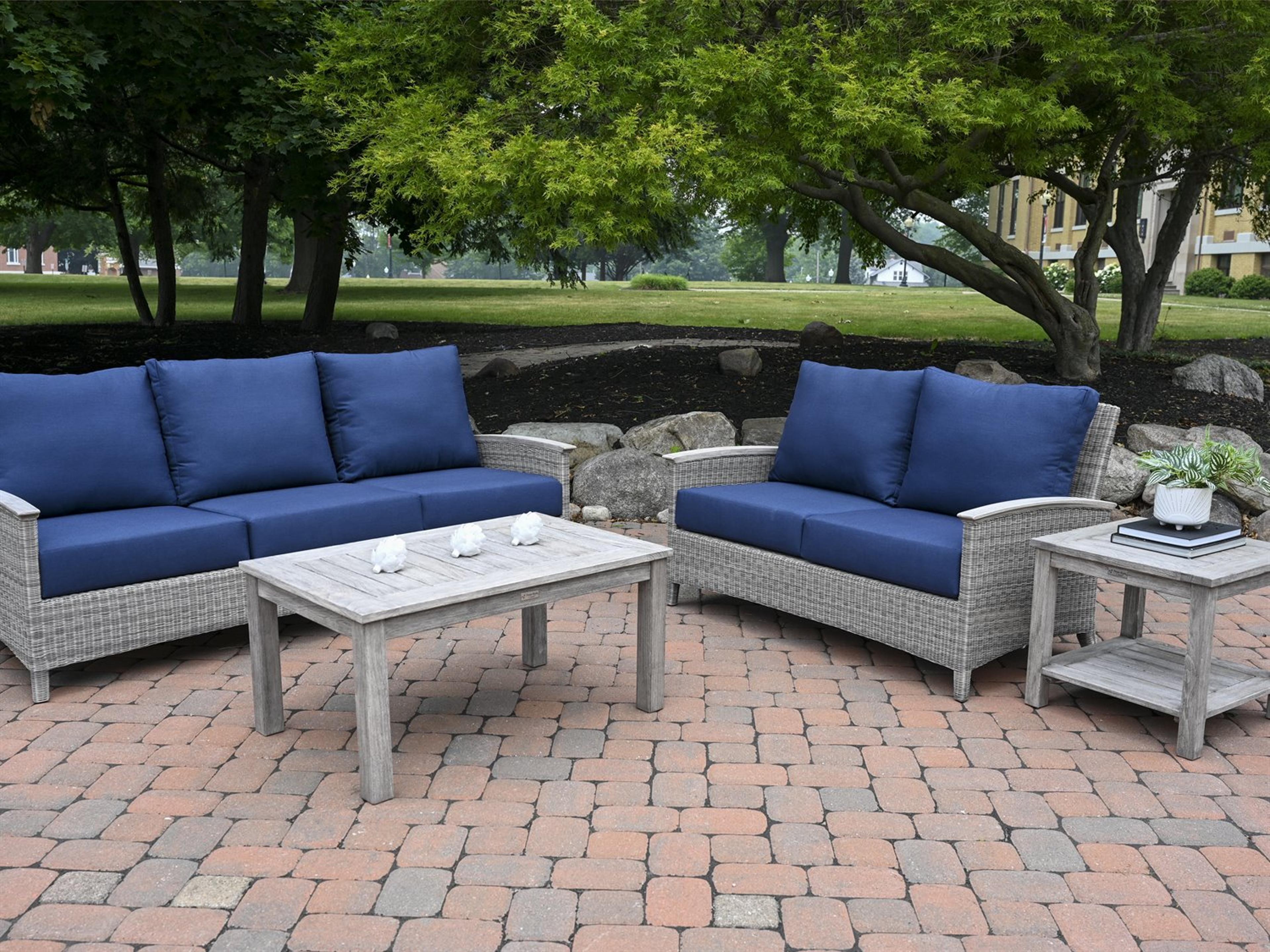Bella Deep Seating Wicker Outdoor Lounge Set