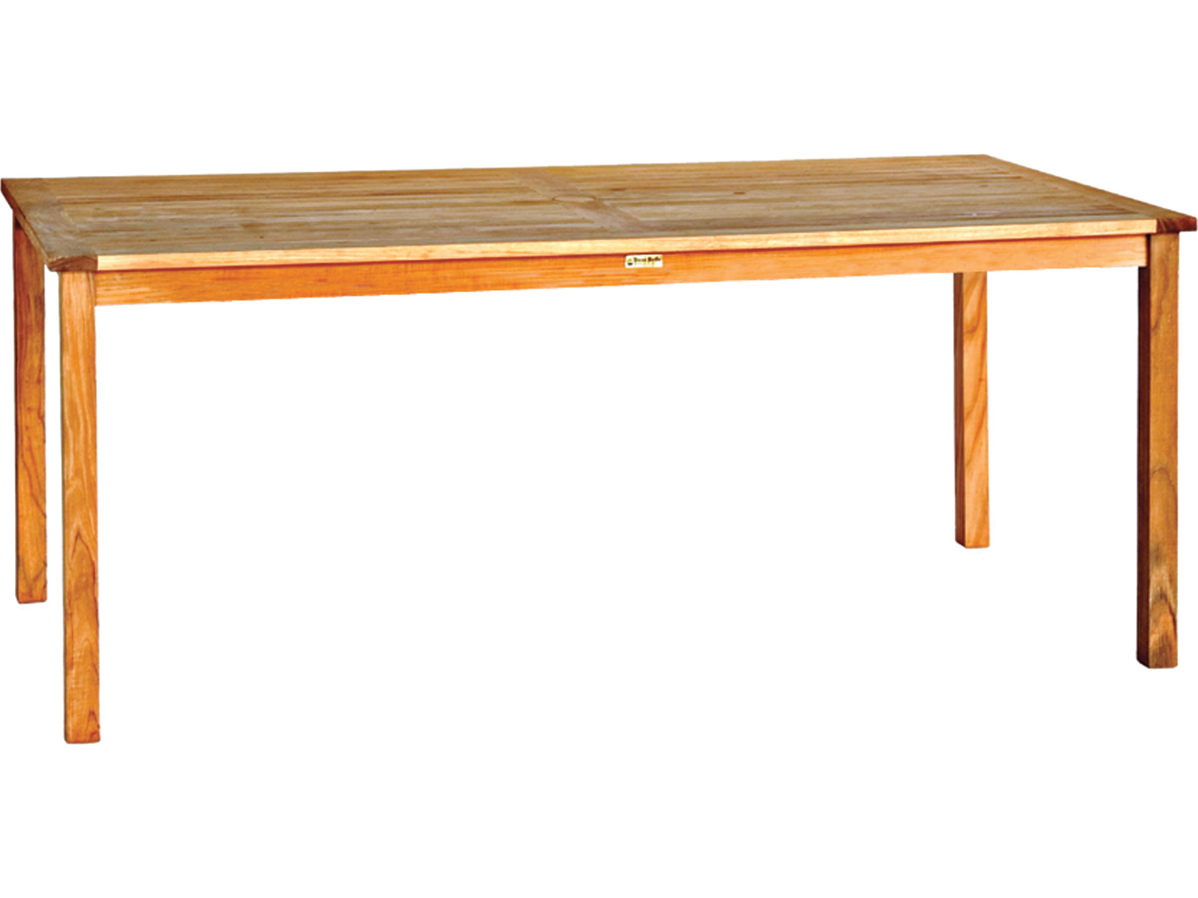 Brunswick Teak Rectangular Outdoor Dining Table