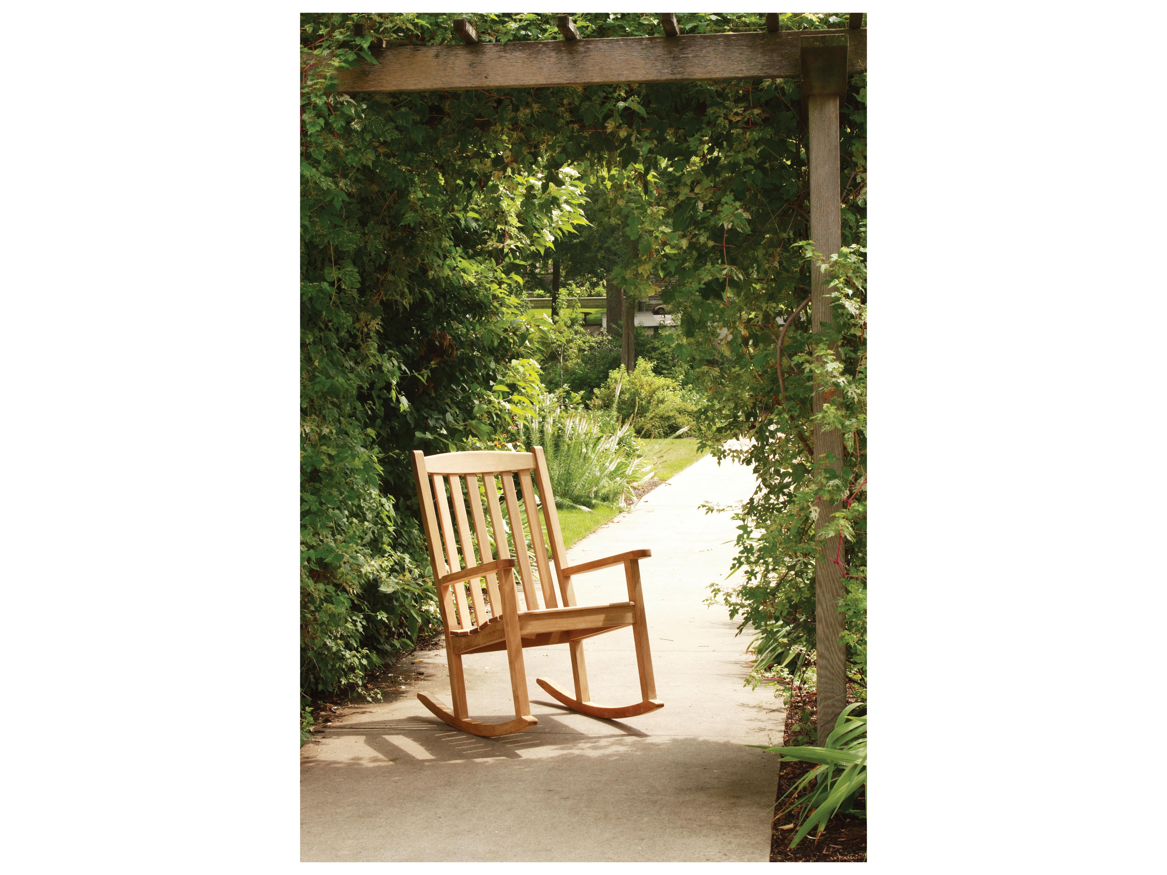 Three Birds Casual Britanny Teak Outdoor Rocker