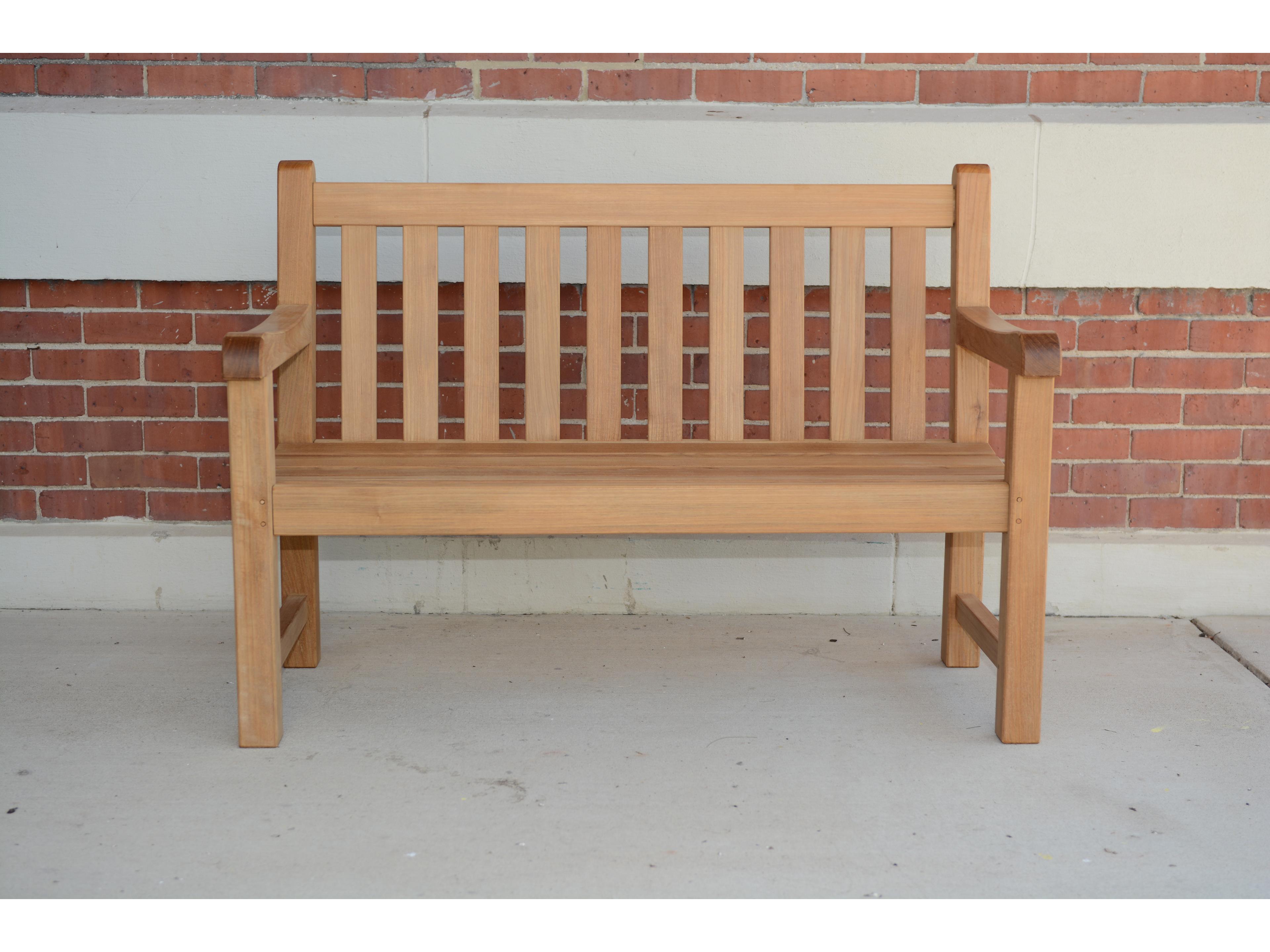 Three Birds Casual Columbia Natural Teak Patio Bench