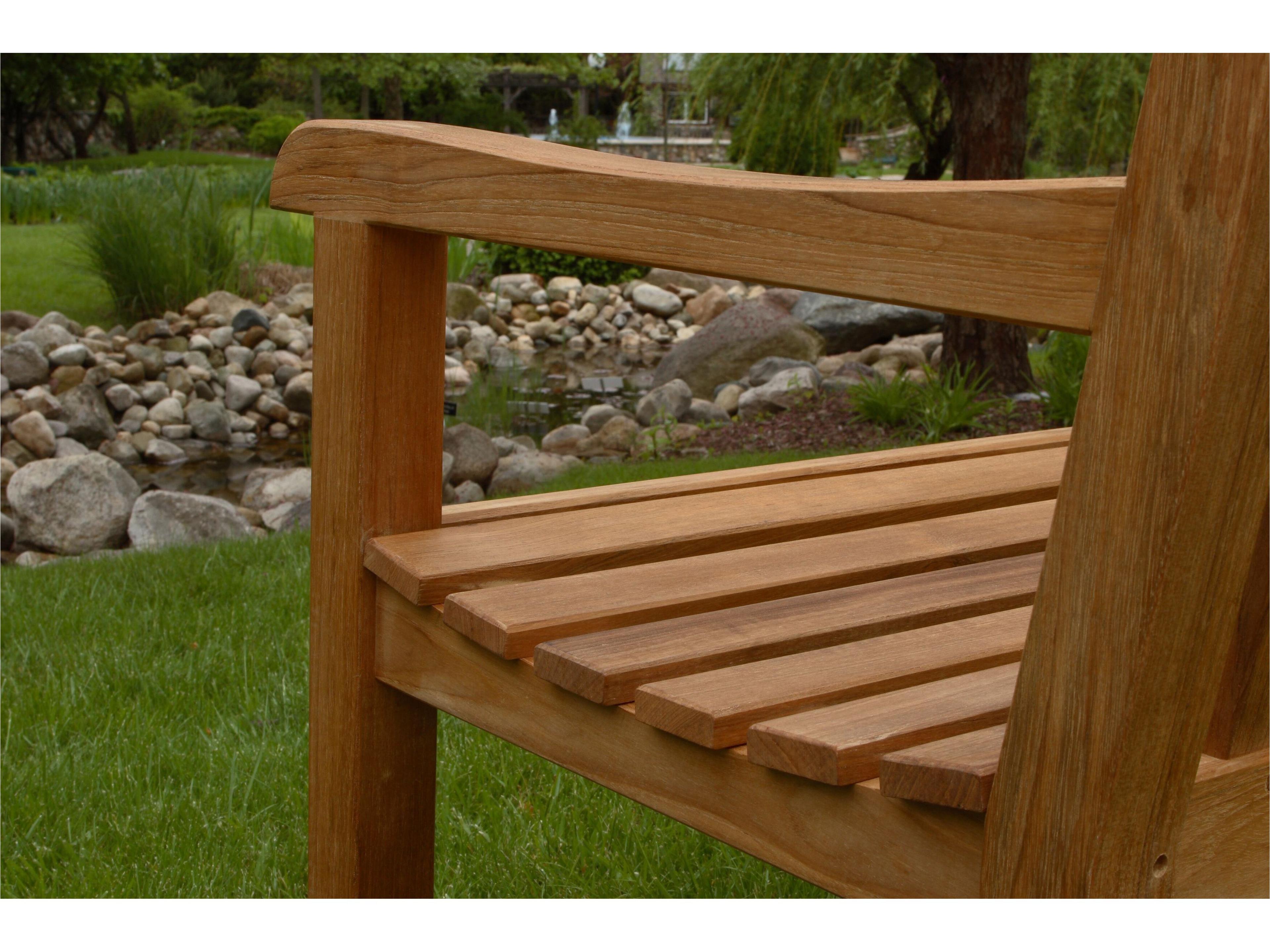 Three Birds Casual Classic Teak Outdoor Bench 4 feet