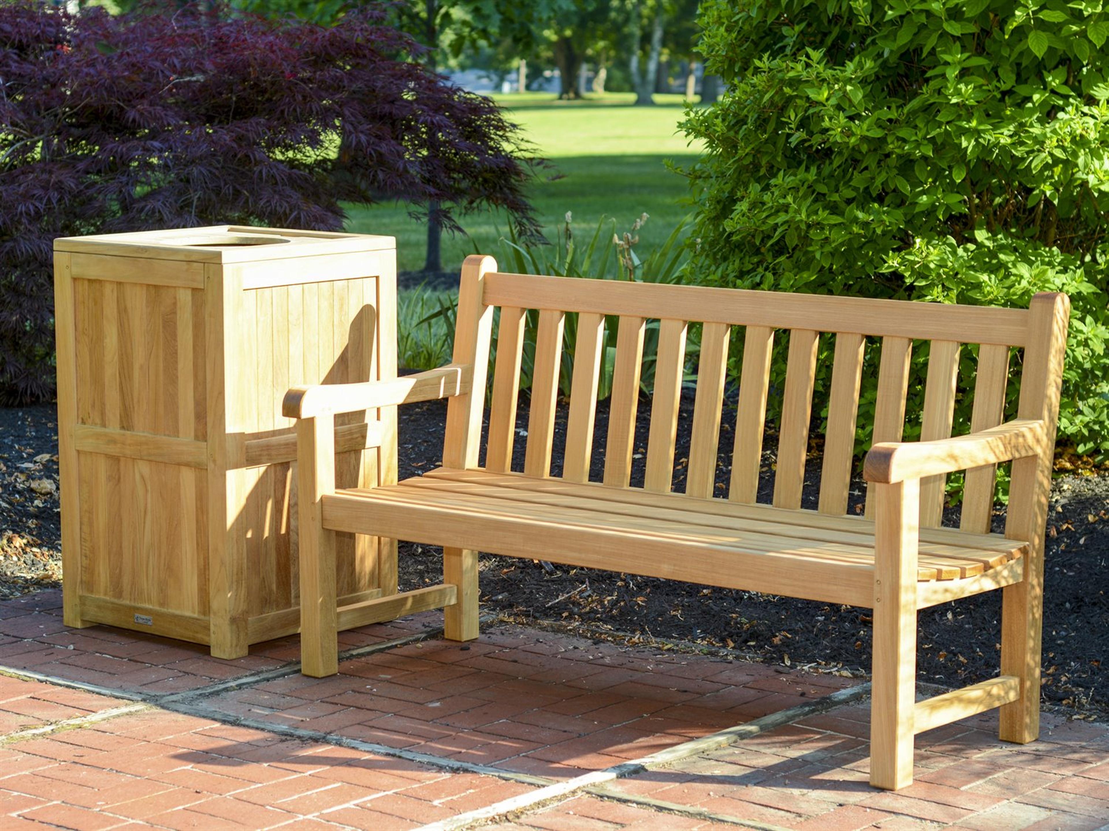 Columbia Natural Teak Outdoor Patio Lounge Set