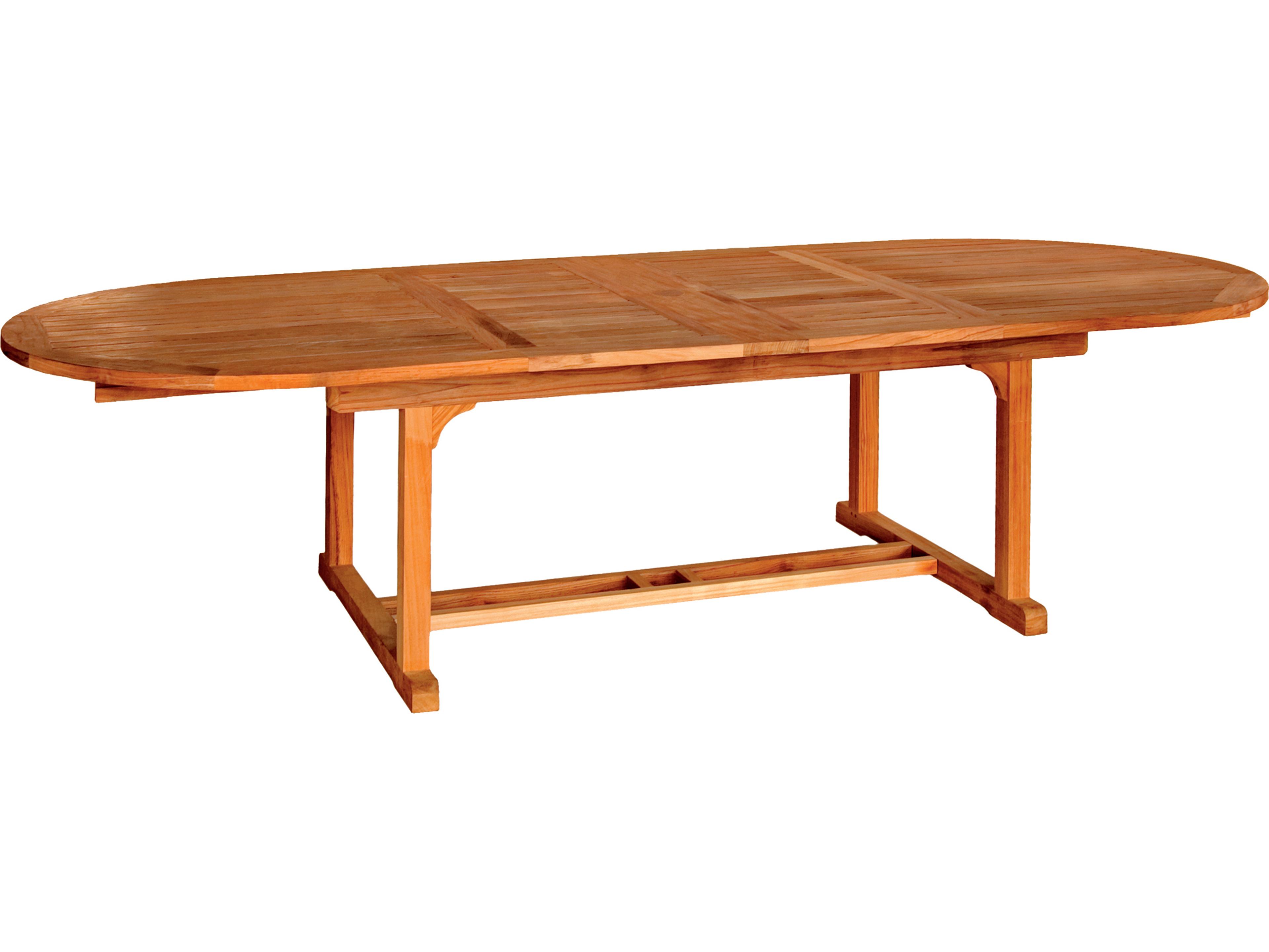 Chelsea Teak Oval Patio Dining Table