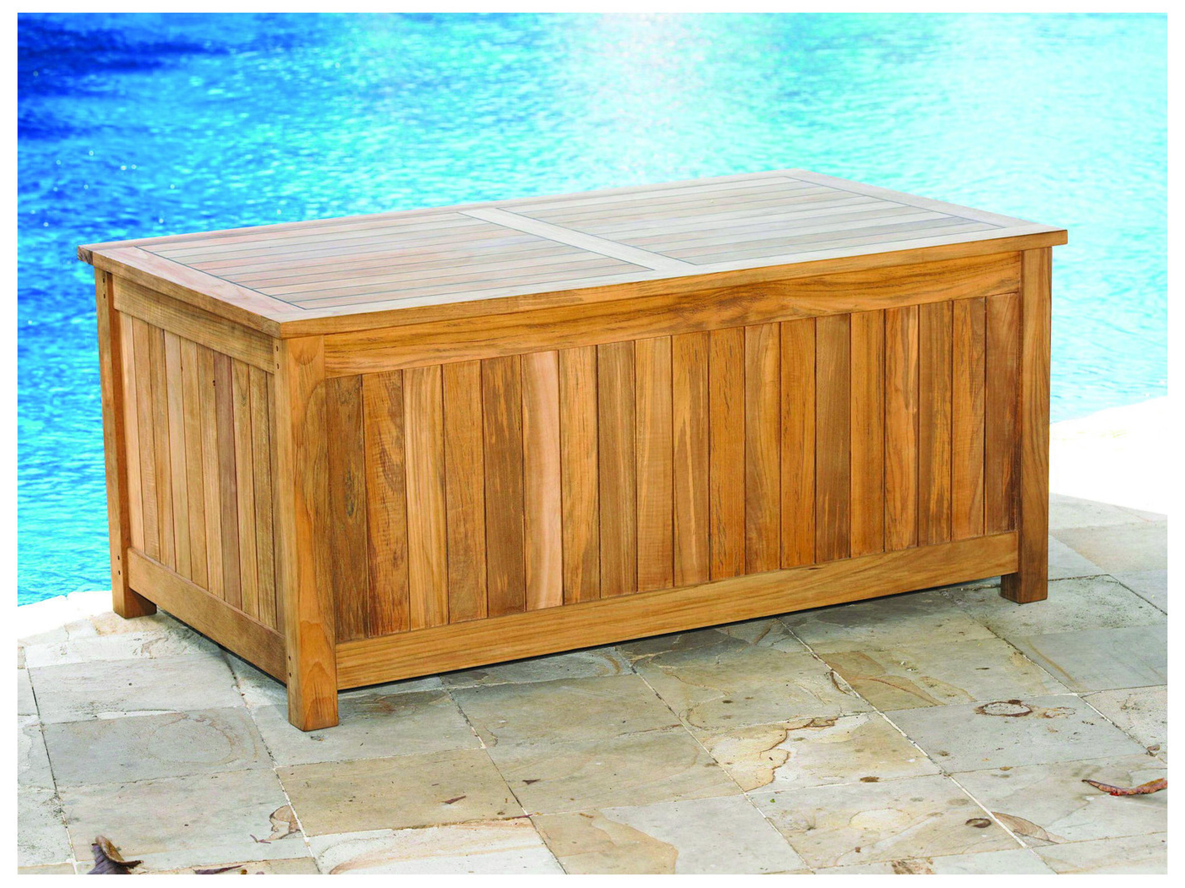 Three Birds Casual Charleston Teak Cushion Box