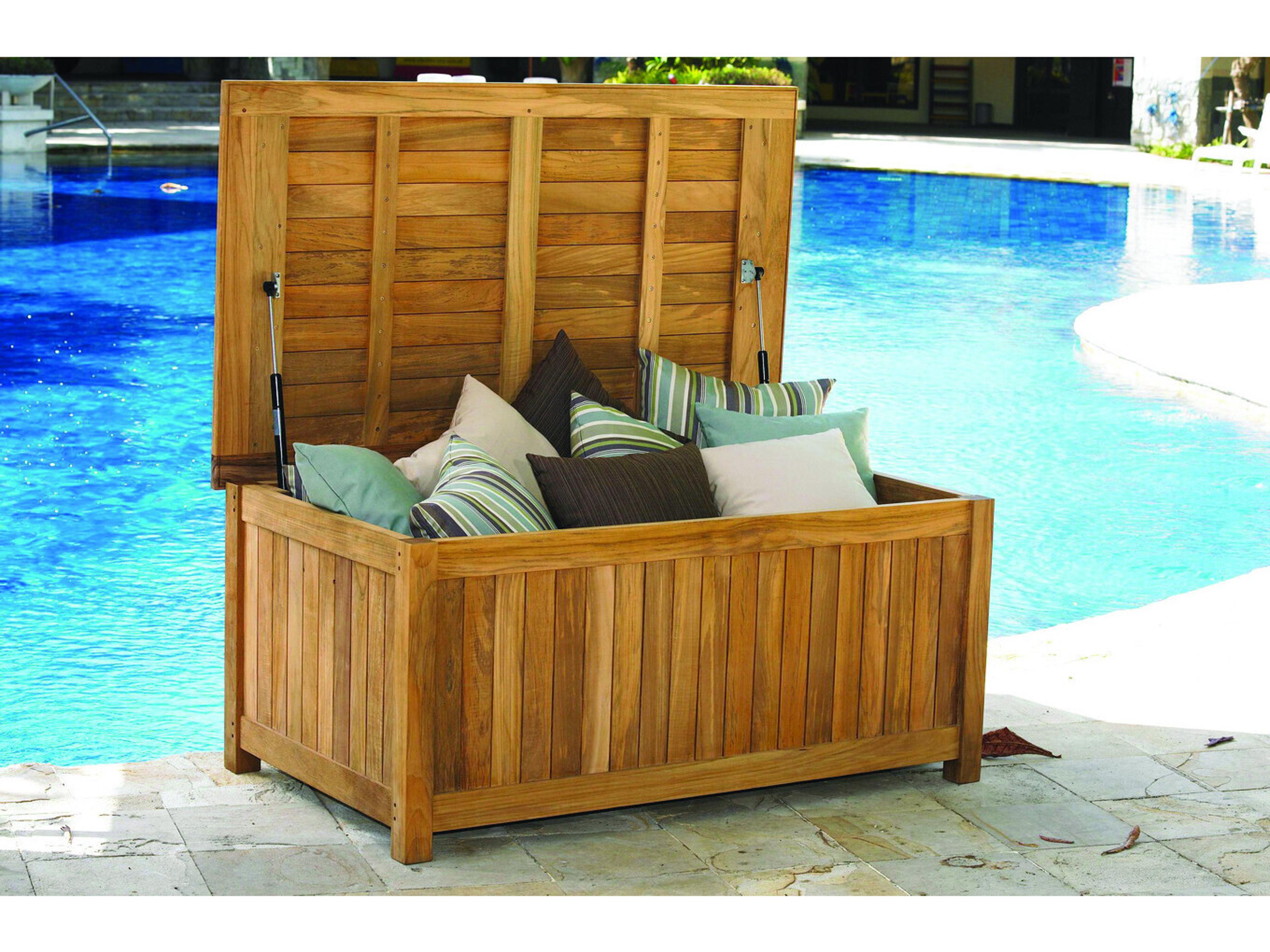 Three Birds Casual Charleston Teak Cushion Box