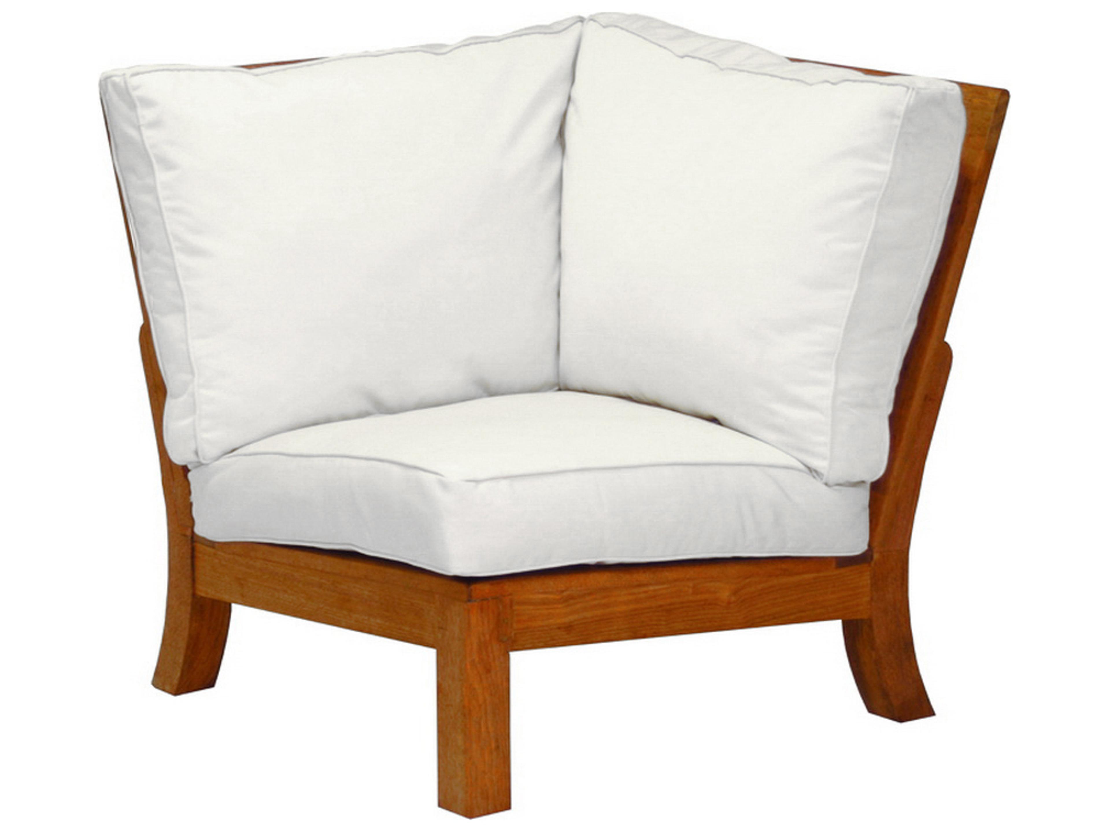 Monterey Teak Deep Seating Corner Sectional Chair
