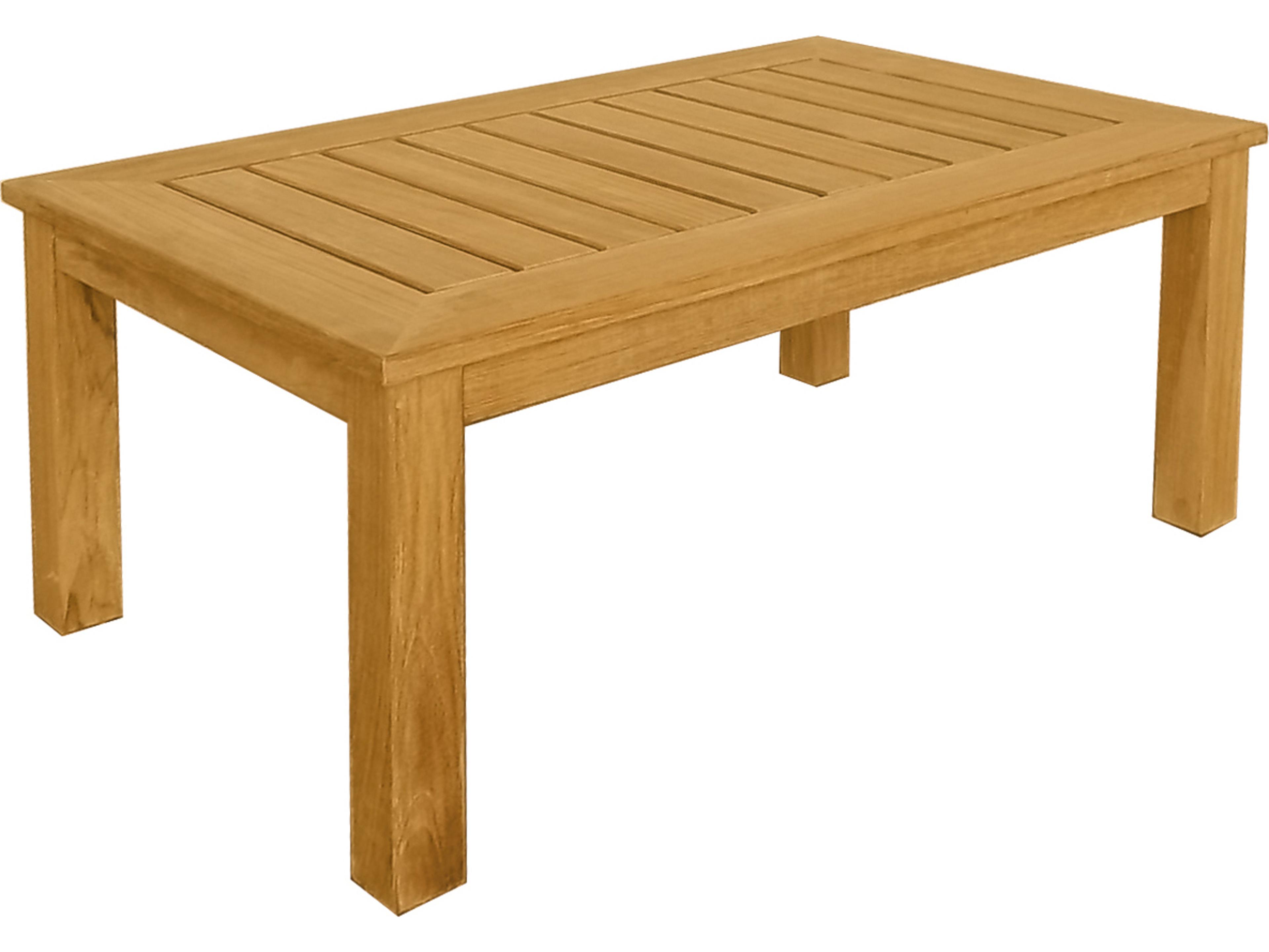Newport Teak Rectangular Patio Coffee Table