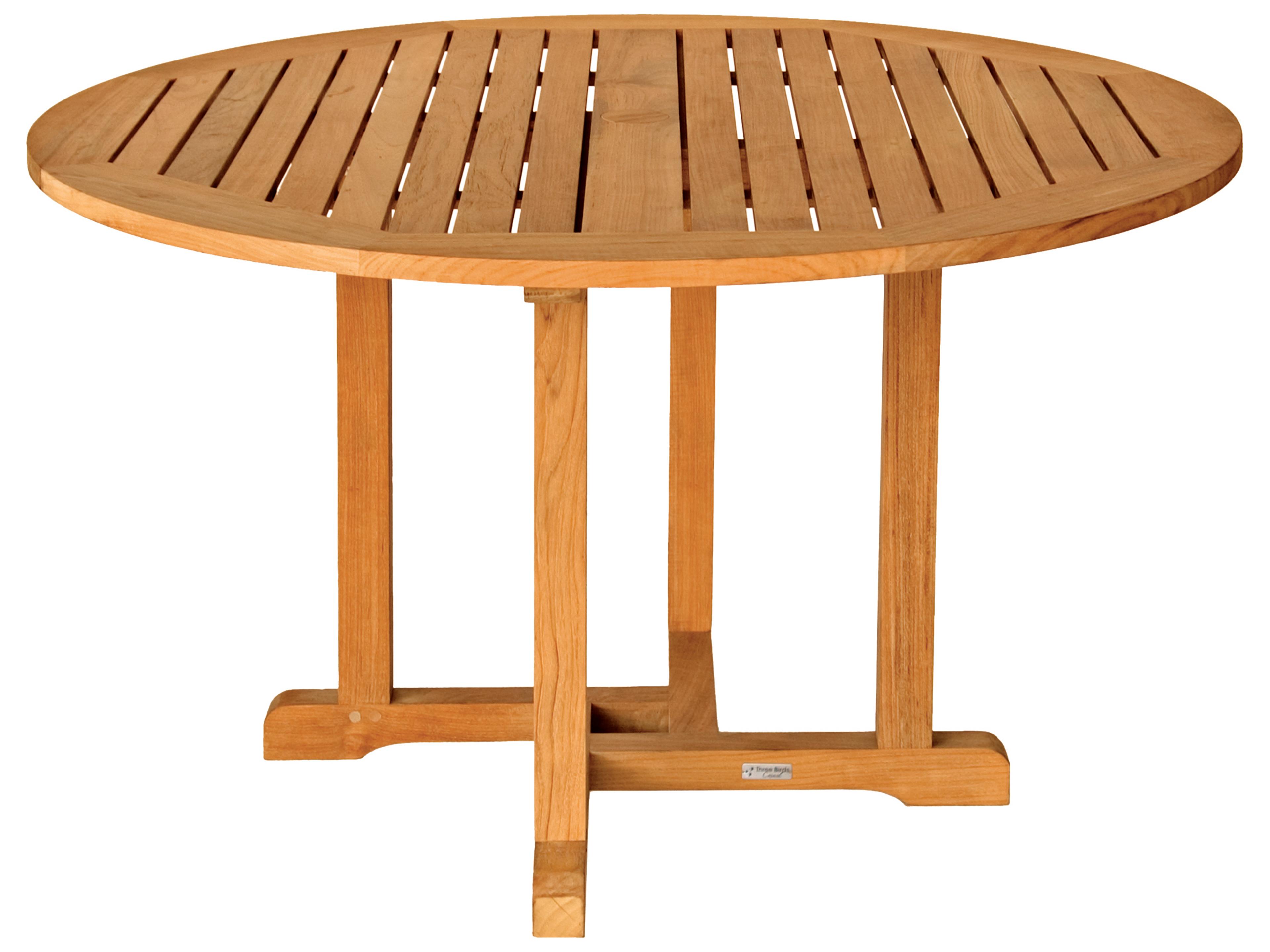 Oxford Teak Round Patio Dining Table