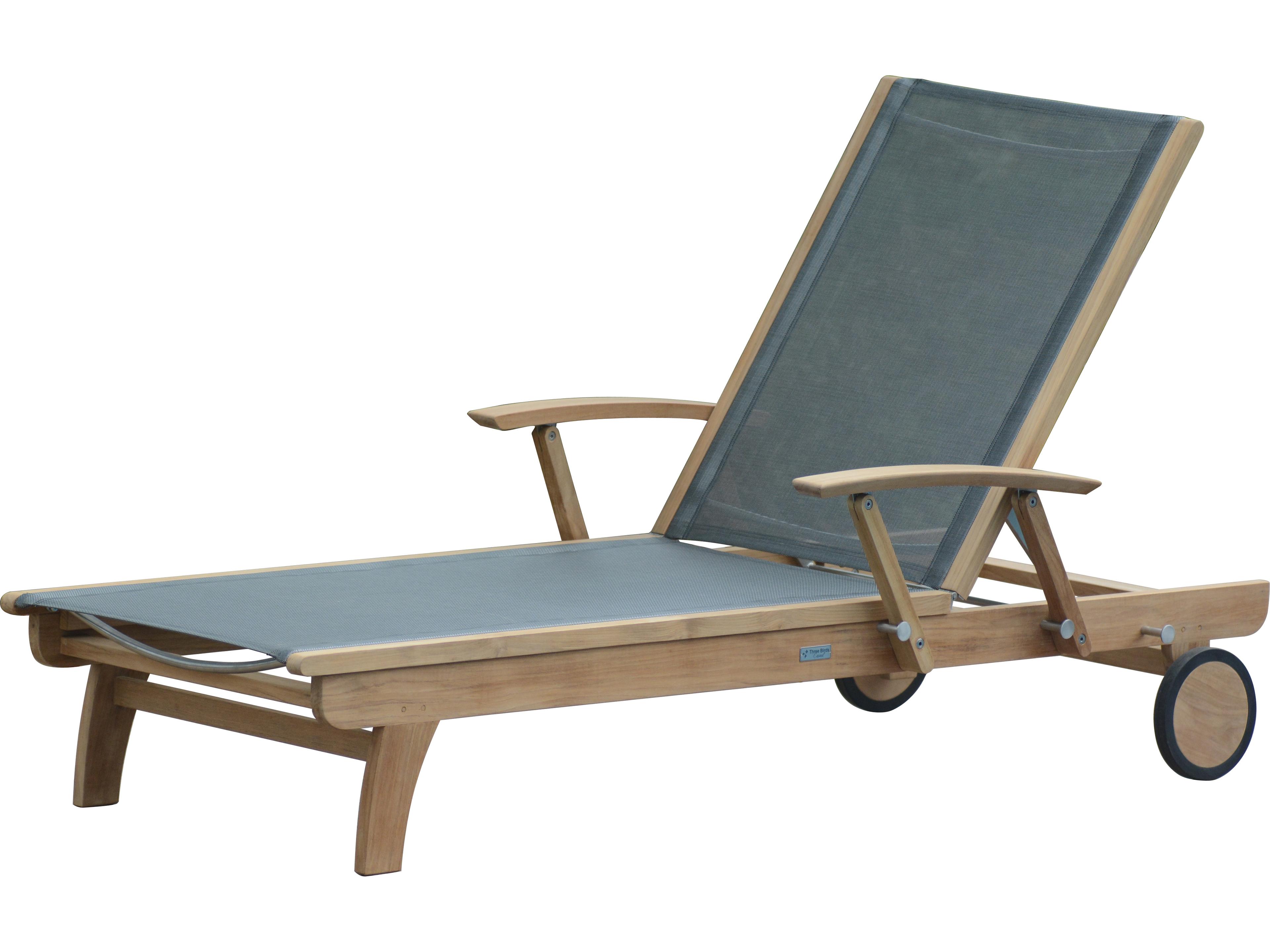 Three Birds Casual Riviera Teak Lounger