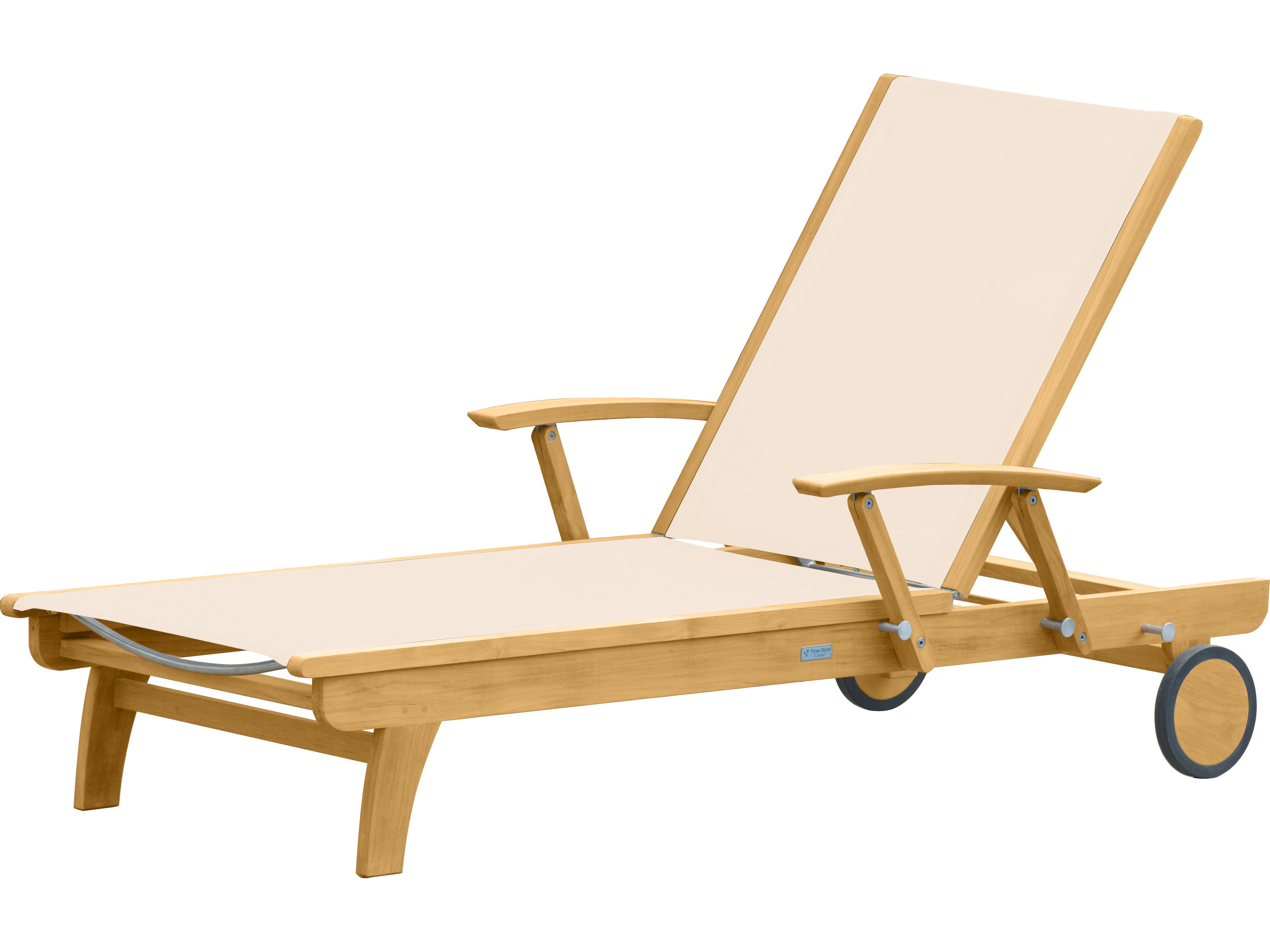 Three Birds Casual Riviera Teak Lounger