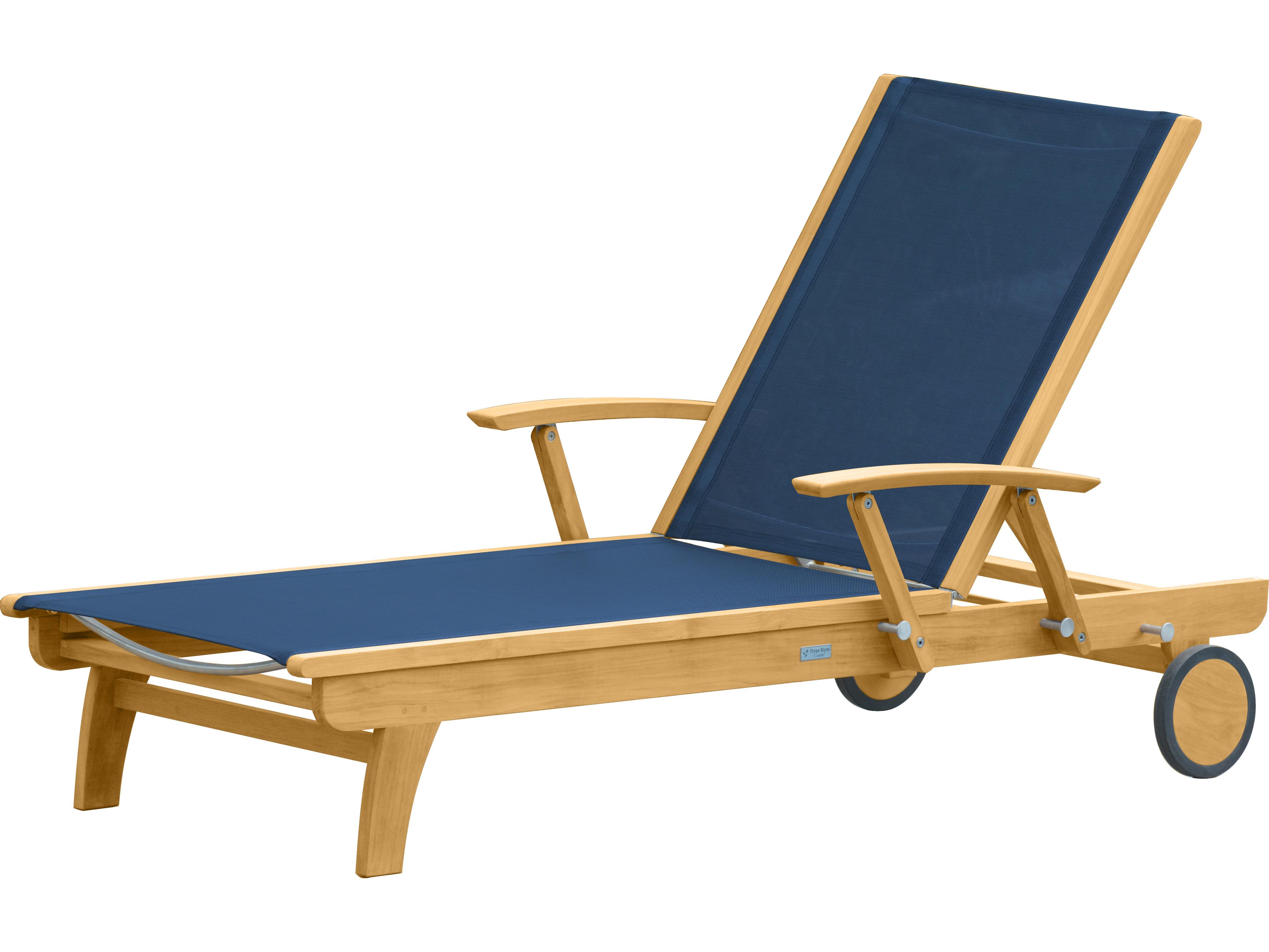 Three Birds Casual Riviera Teak Lounger